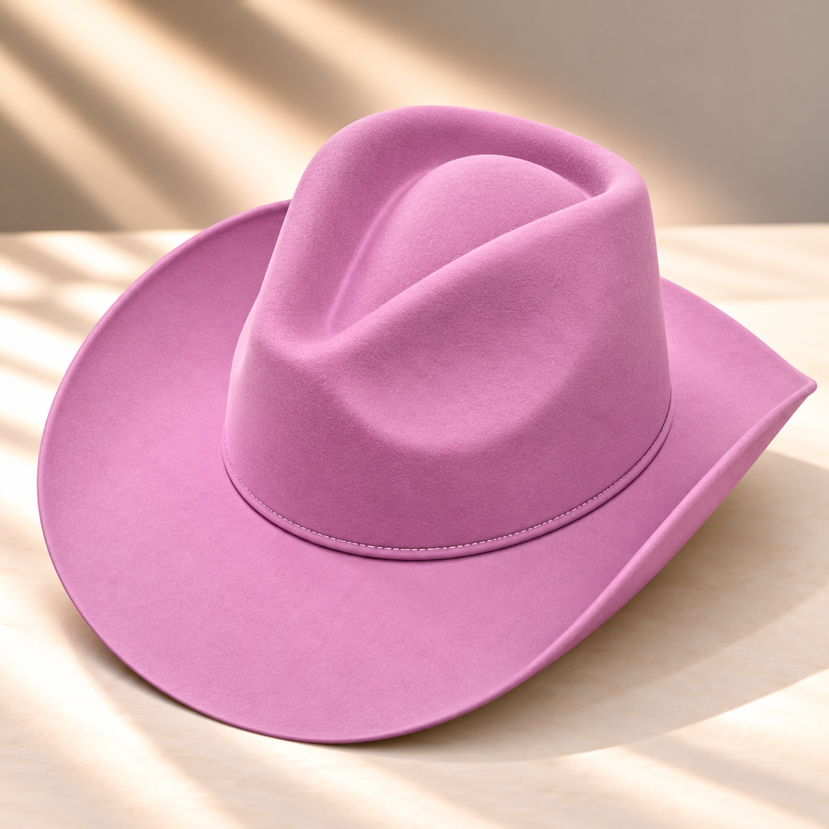 Wholesale Wool Rancher Cowboy Hat - Lavender