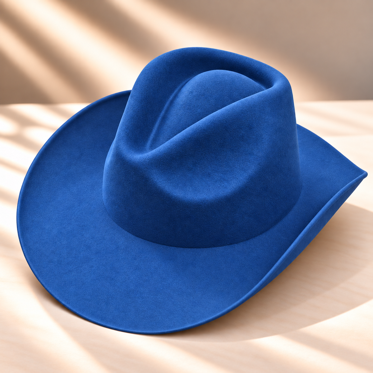 Wholesale Wool Rancher Cowboy Hat - Denim