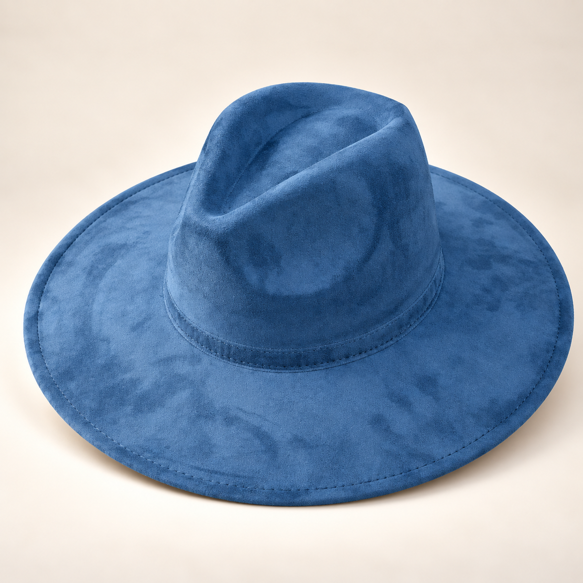 Vegan Suede Fedora Hat