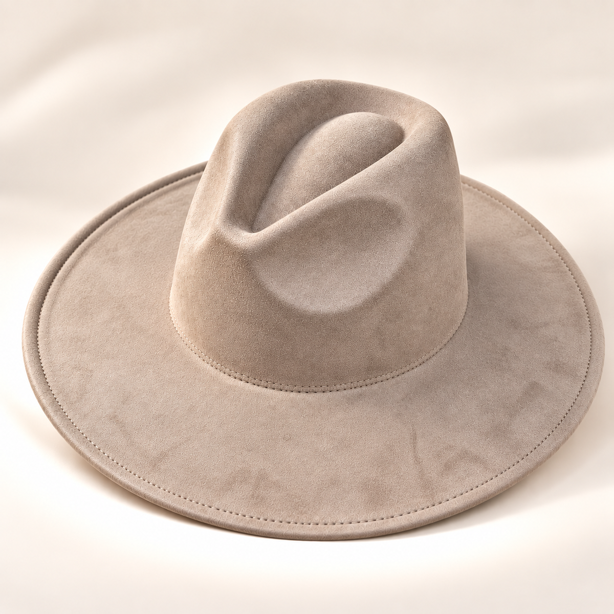 Vegan Suede Fedora Hat