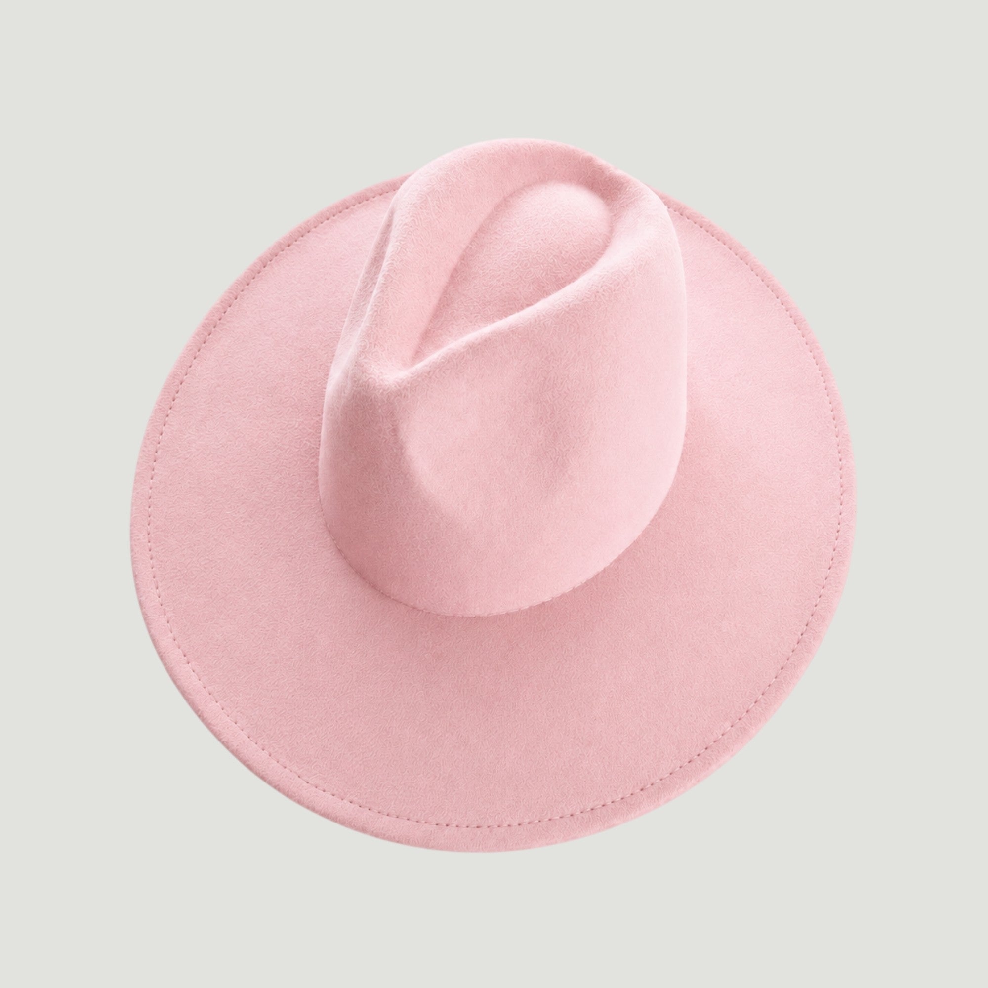 Vegan Felt Wide Brim Fedora Hat – 26 Colors