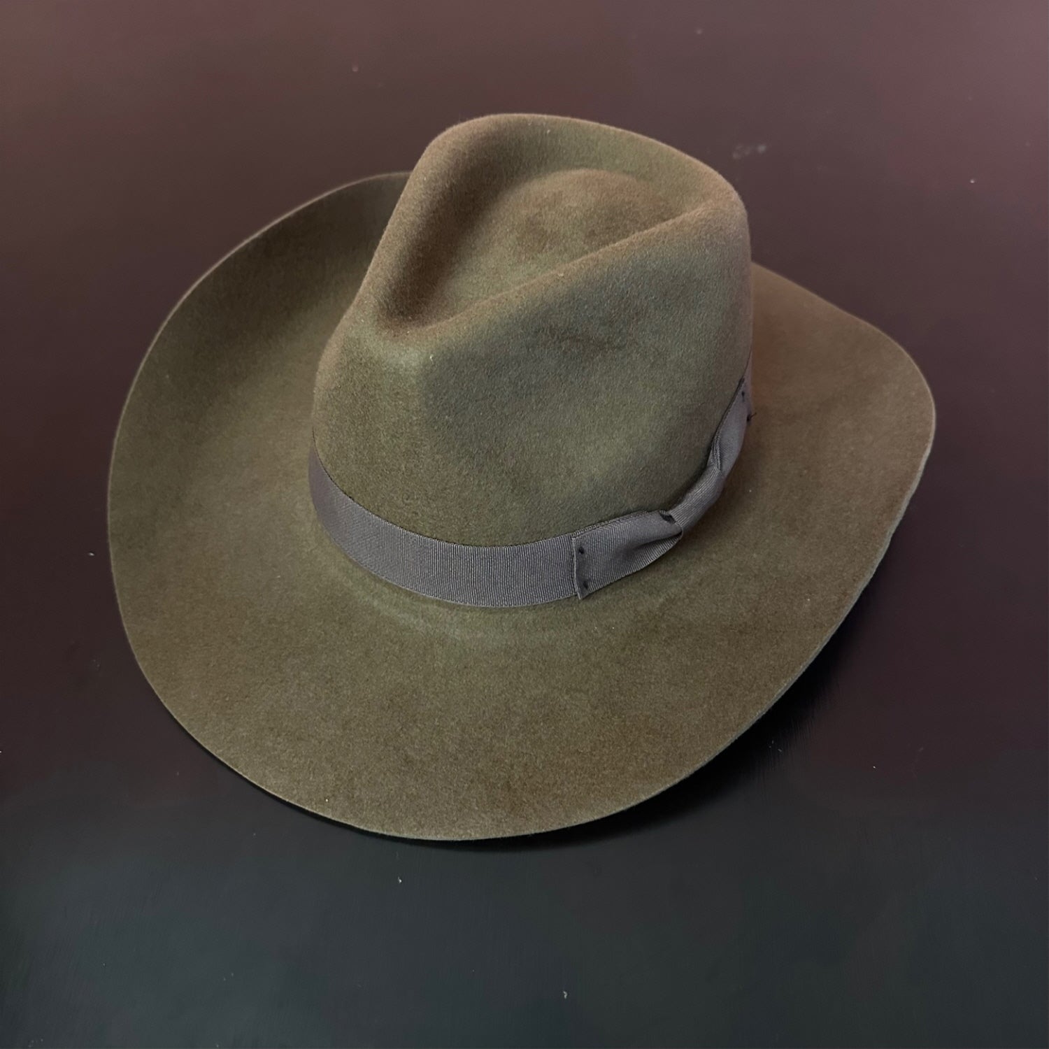 WOOL RANCHER COWBOY HAT W/ RIBBON