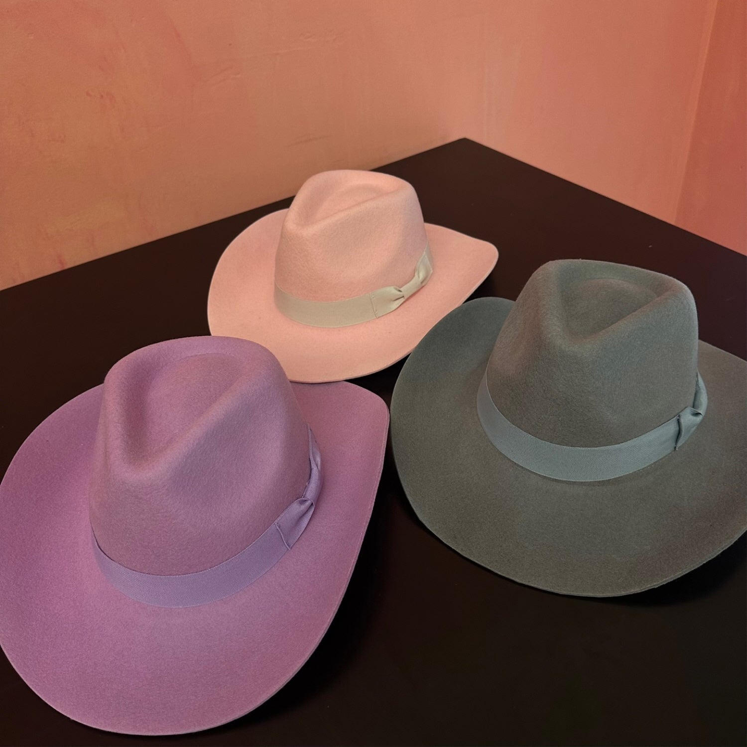 WOOL RANCHER COWBOY HAT W/ RIBBON