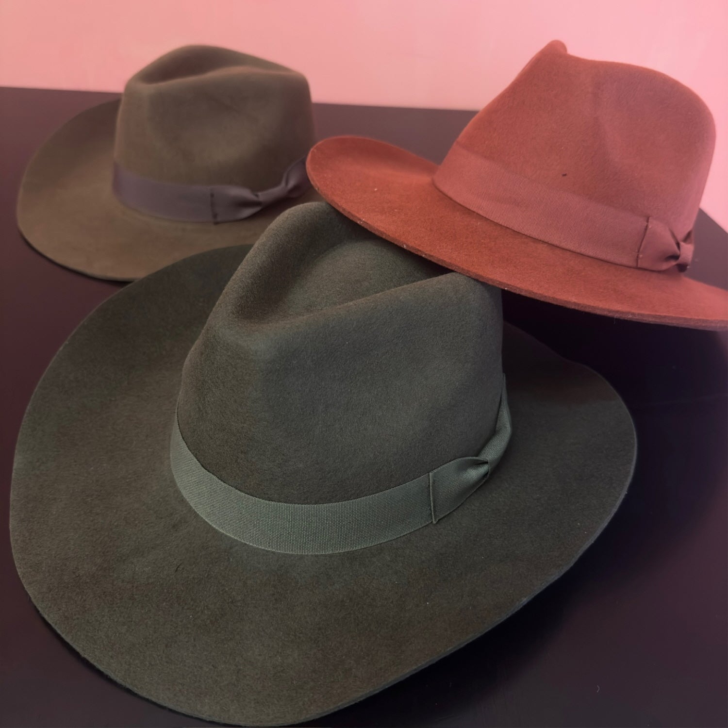 WOOL RANCHER COWBOY HAT W/ RIBBON
