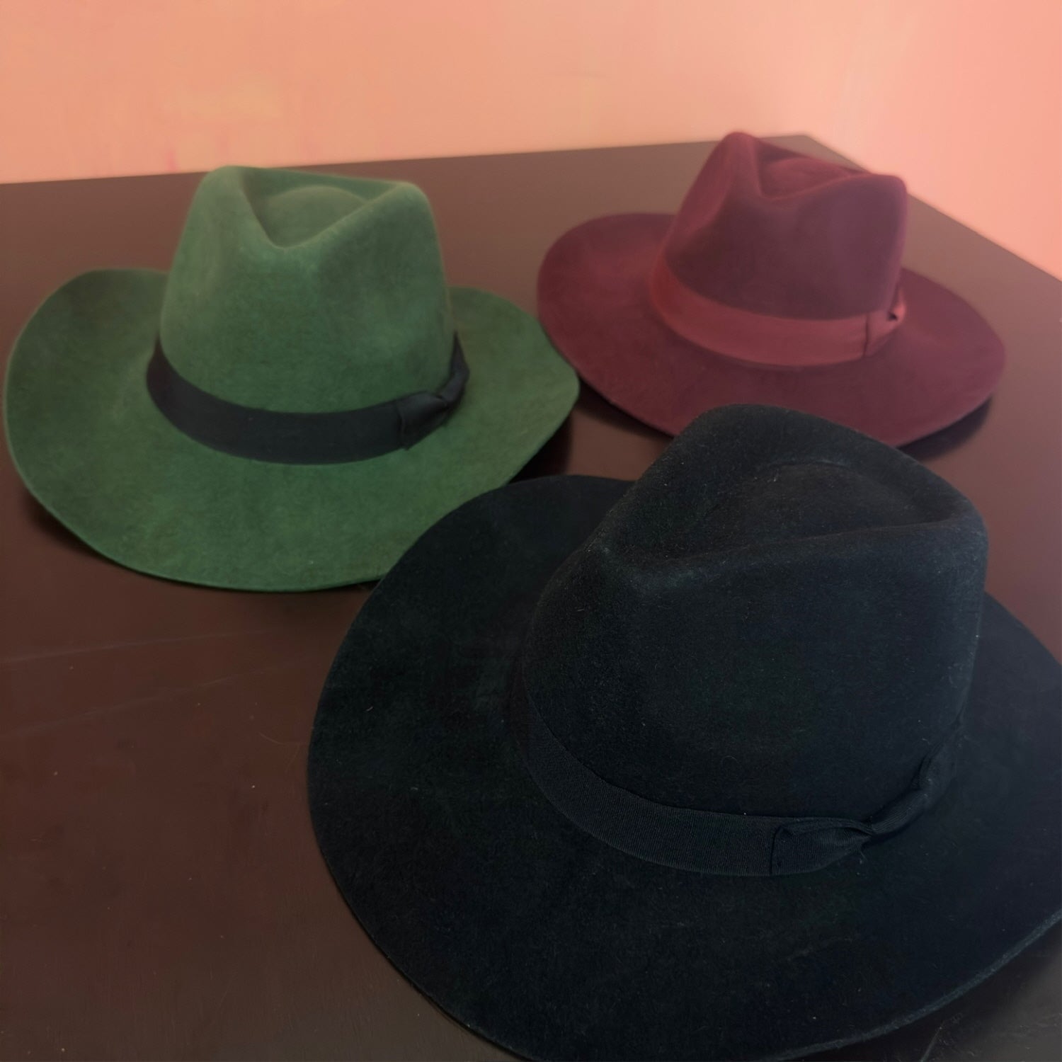 WOOL RANCHER COWBOY HAT W/ RIBBON