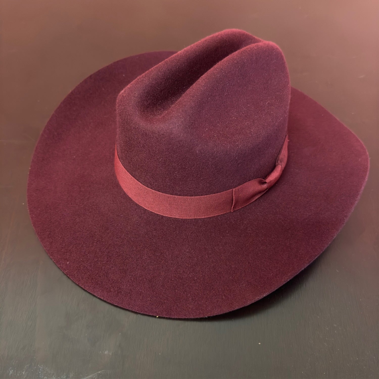 WOOL RANCHER COWBOY HAT RIBBON WITH RIBBON