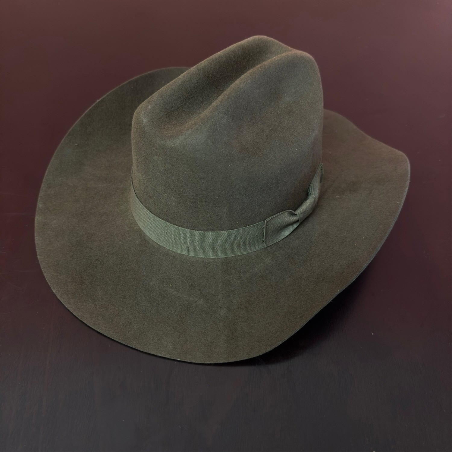 WOOL RANCHER COWBOY HAT RIBBON WITH RIBBON