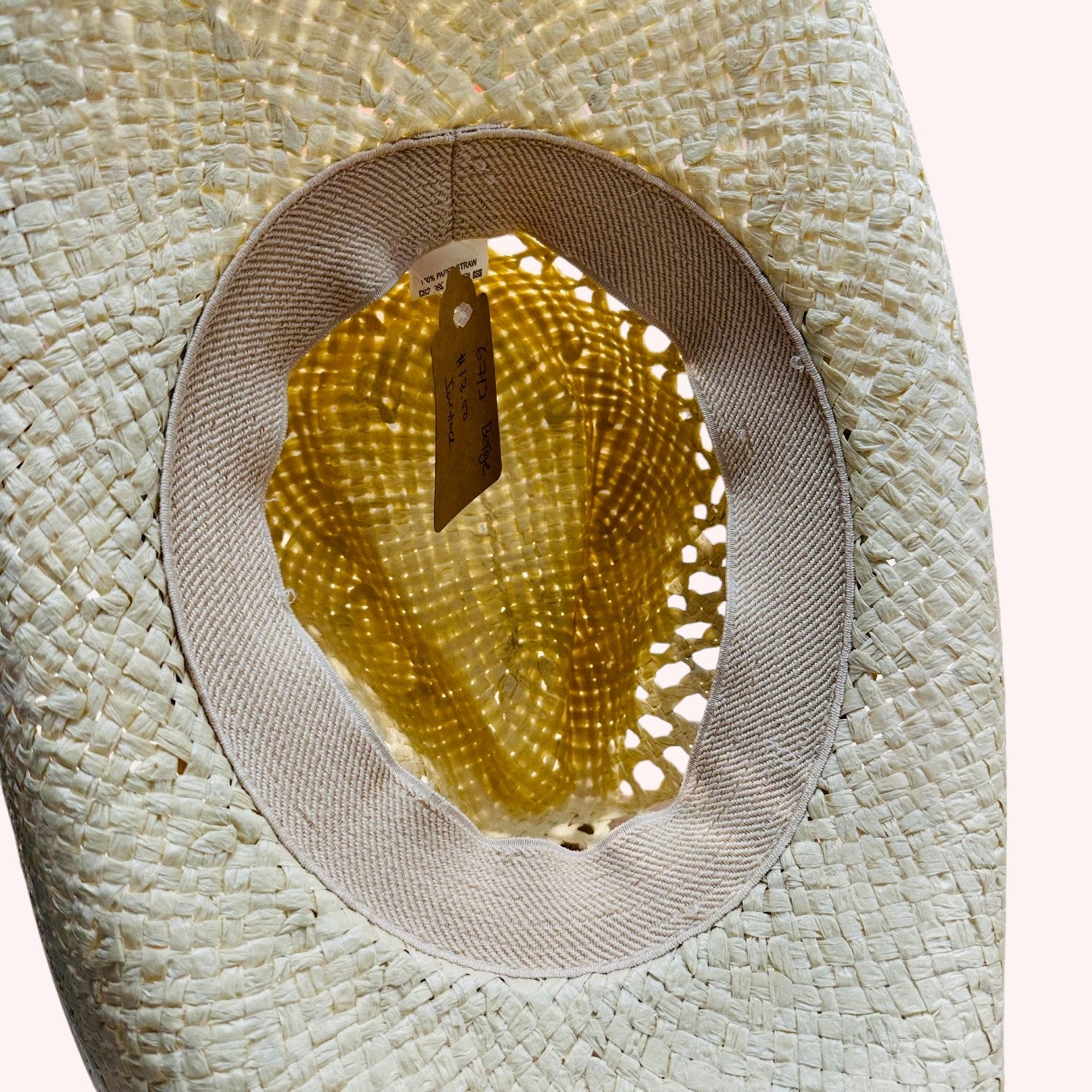 SEASHELLS BAND COWBOY COWGIRL HANDMADE HAT