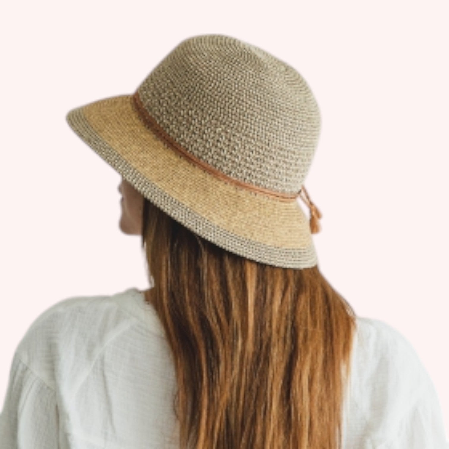 Mixed Braid Bucket Hat