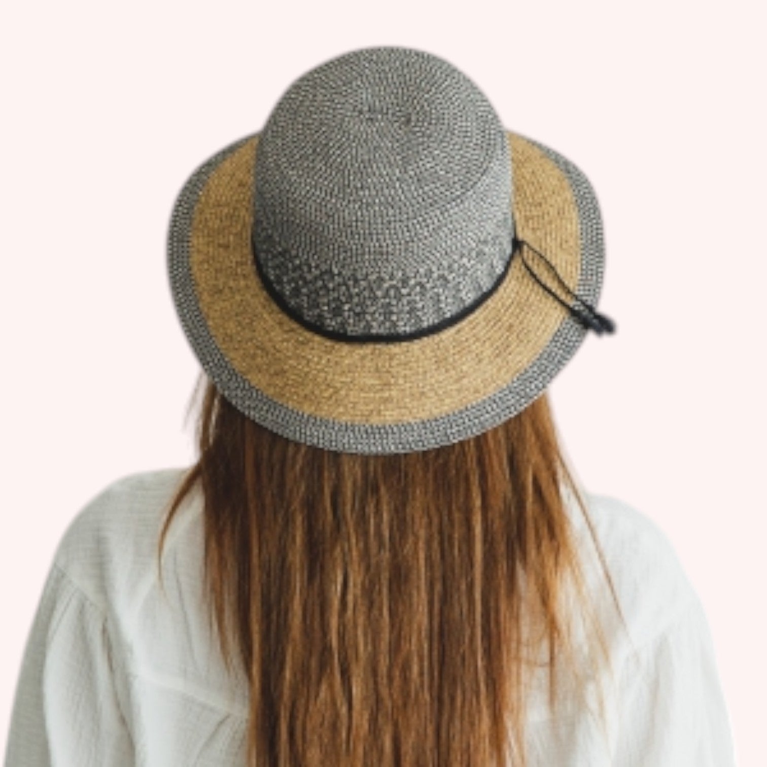Mixed Braid Bucket Hat