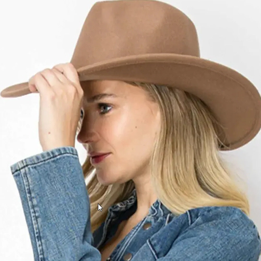 Vegan Felt Cowboy Hat β Classic Western Style!