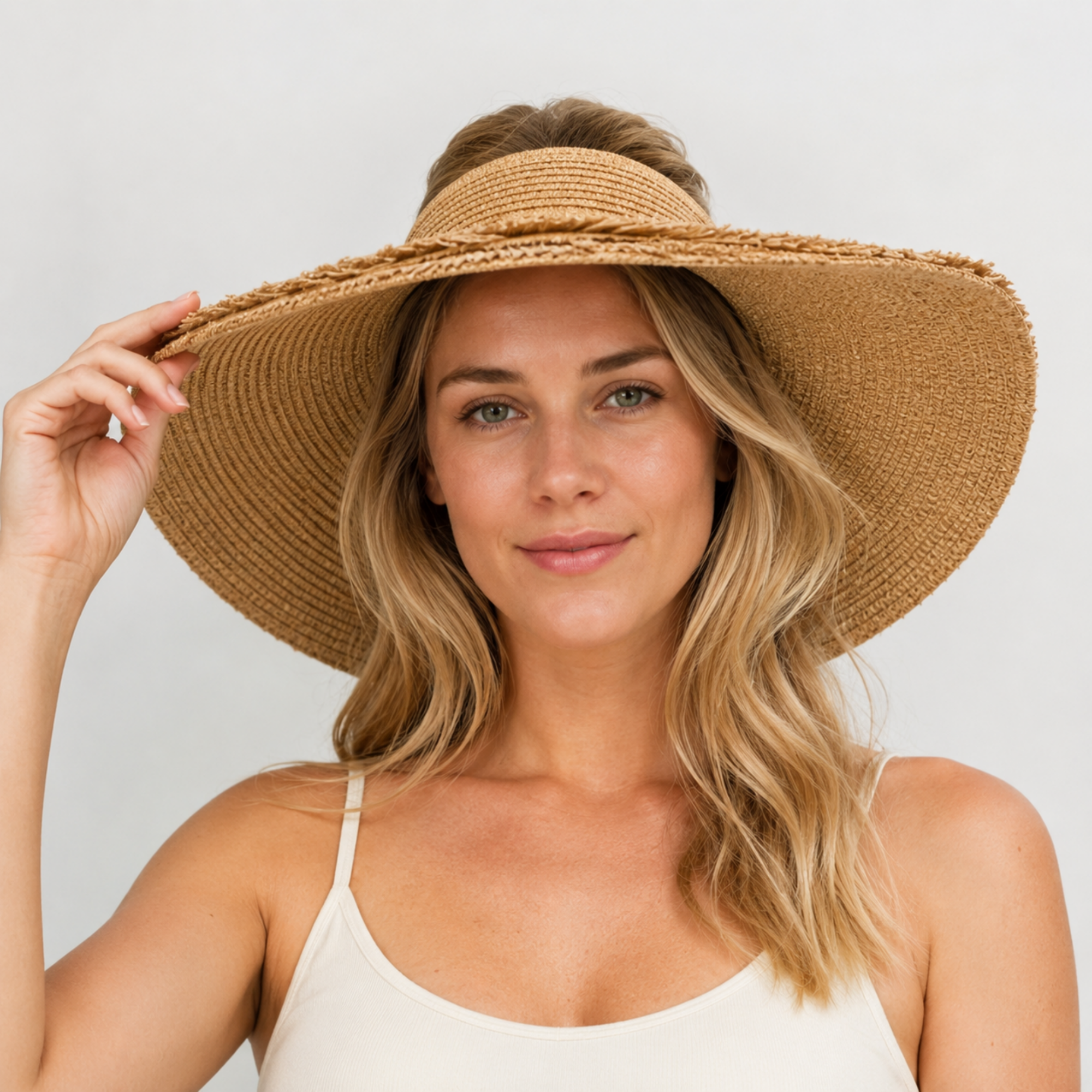 Tropical Sash Lampshade Sun Hat