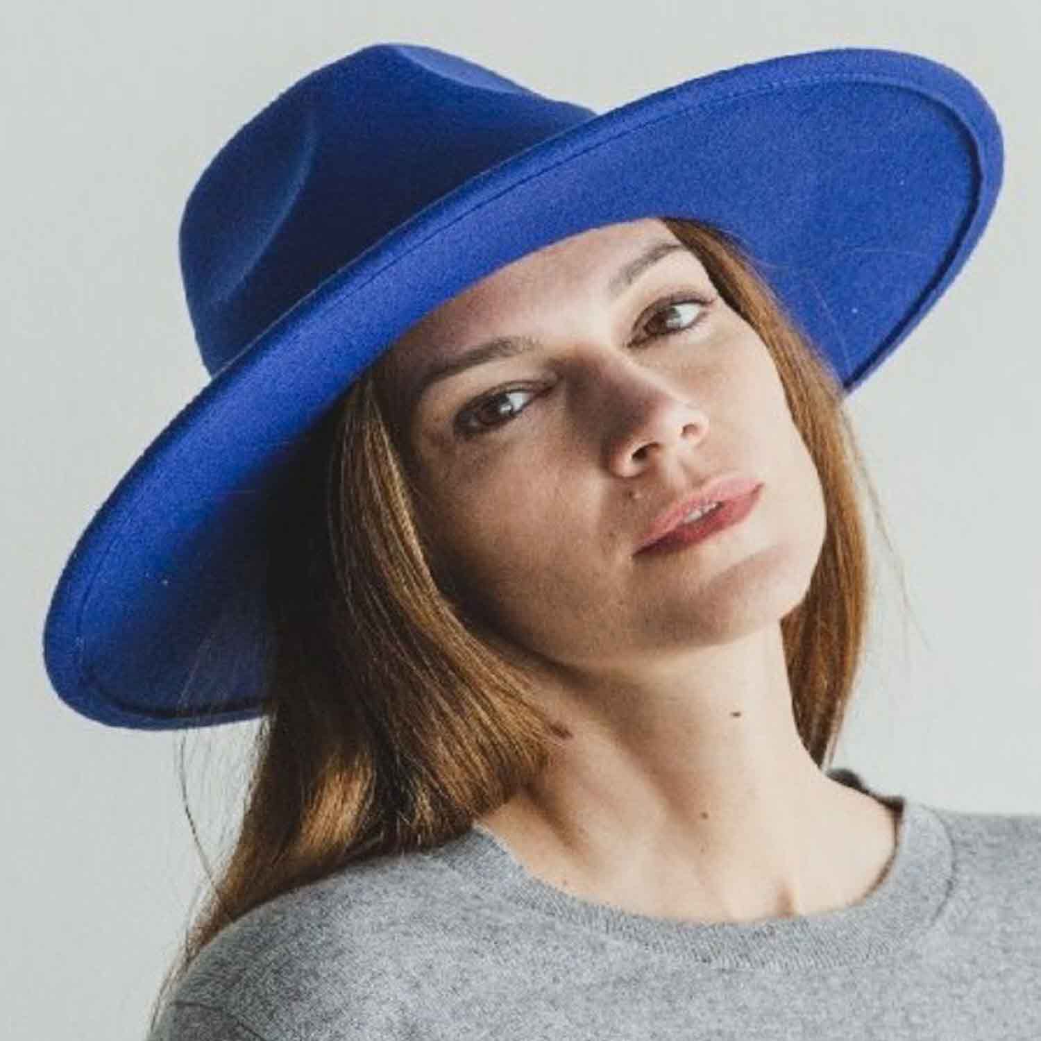 VEGAN FELT FEDORA W/ BOW
