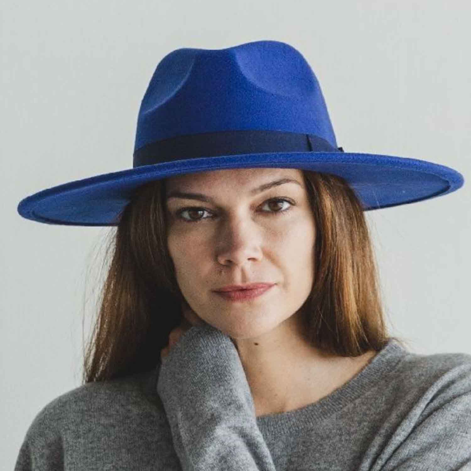 VEGAN FELT FEDORA W/ BOW