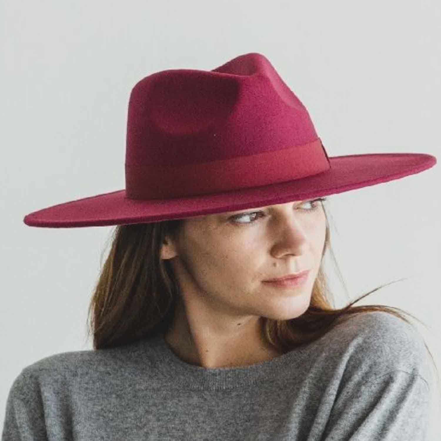 VEGAN FELT FEDORA W/ BOW