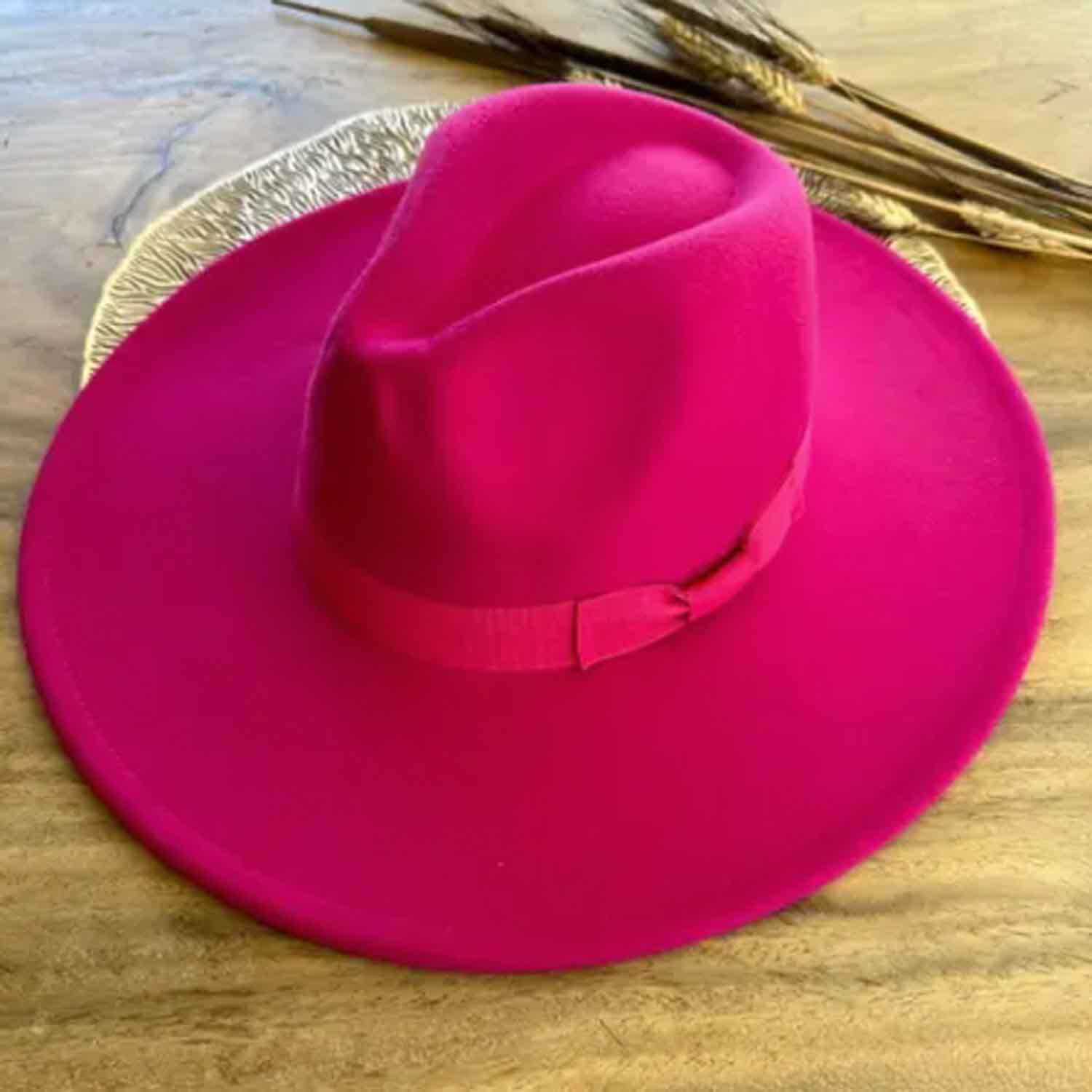 VEGAN FELT FEDORA W/ BOW