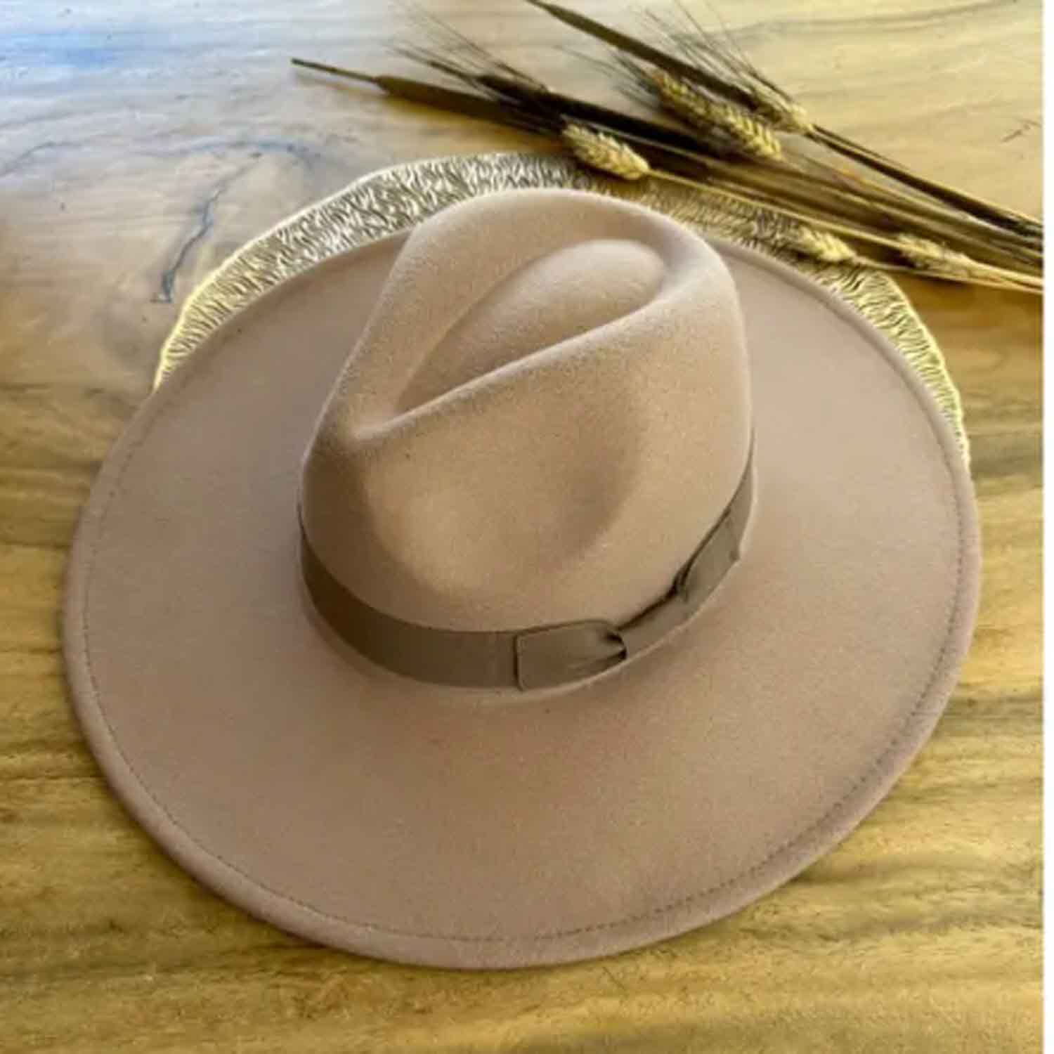 VEGAN FELT FEDORA W/ BOW