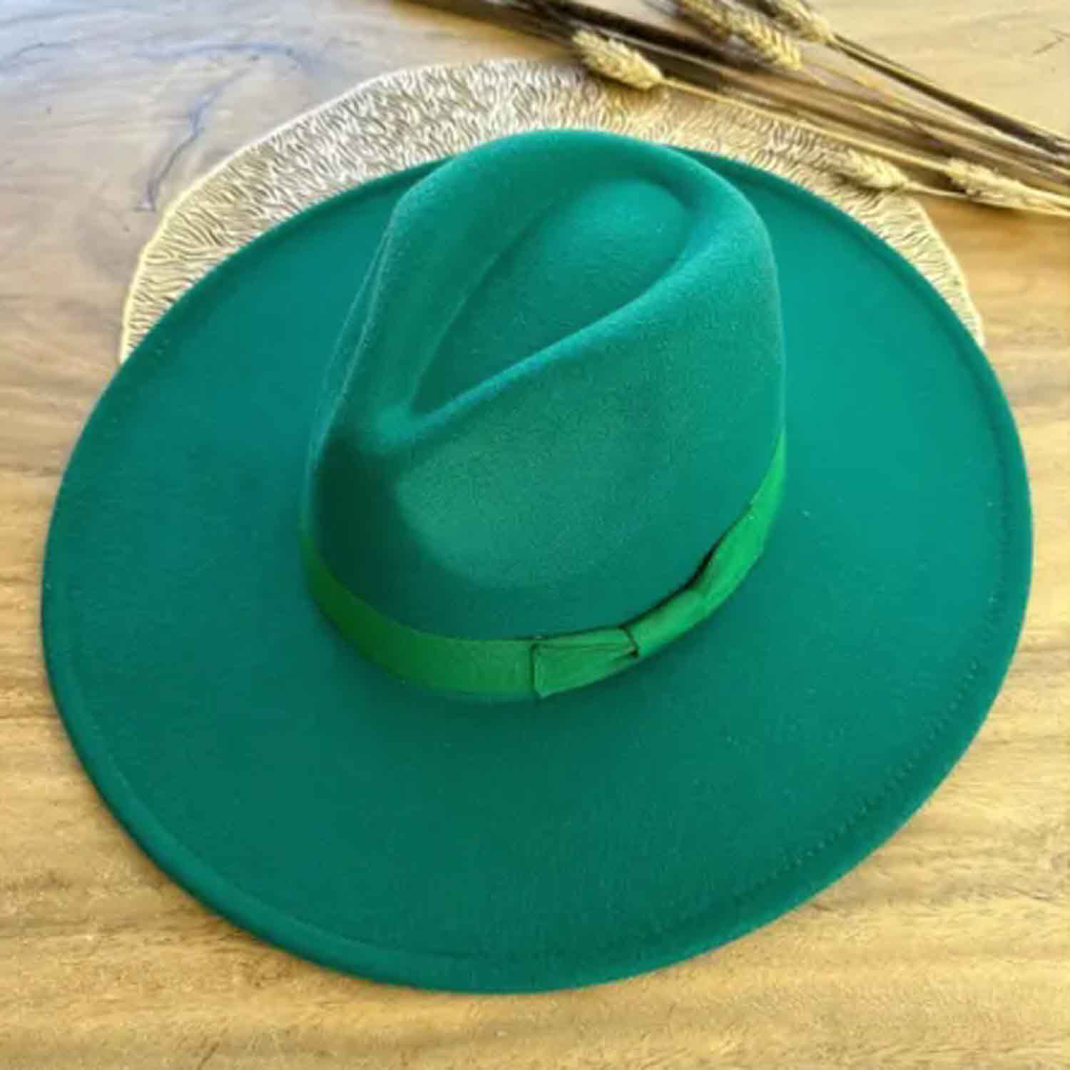 VEGAN FELT FEDORA W/ BOW