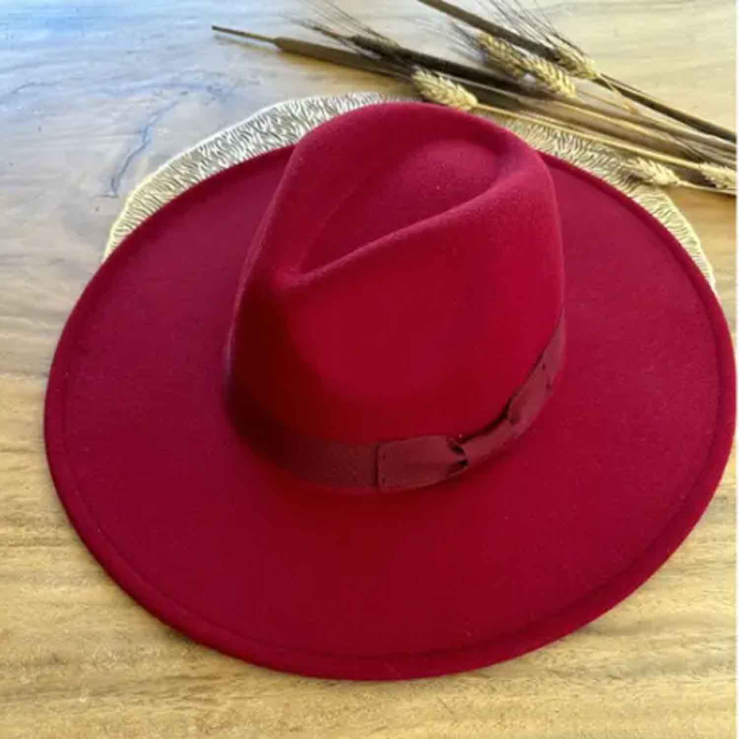 VEGAN FELT FEDORA W/ BOW