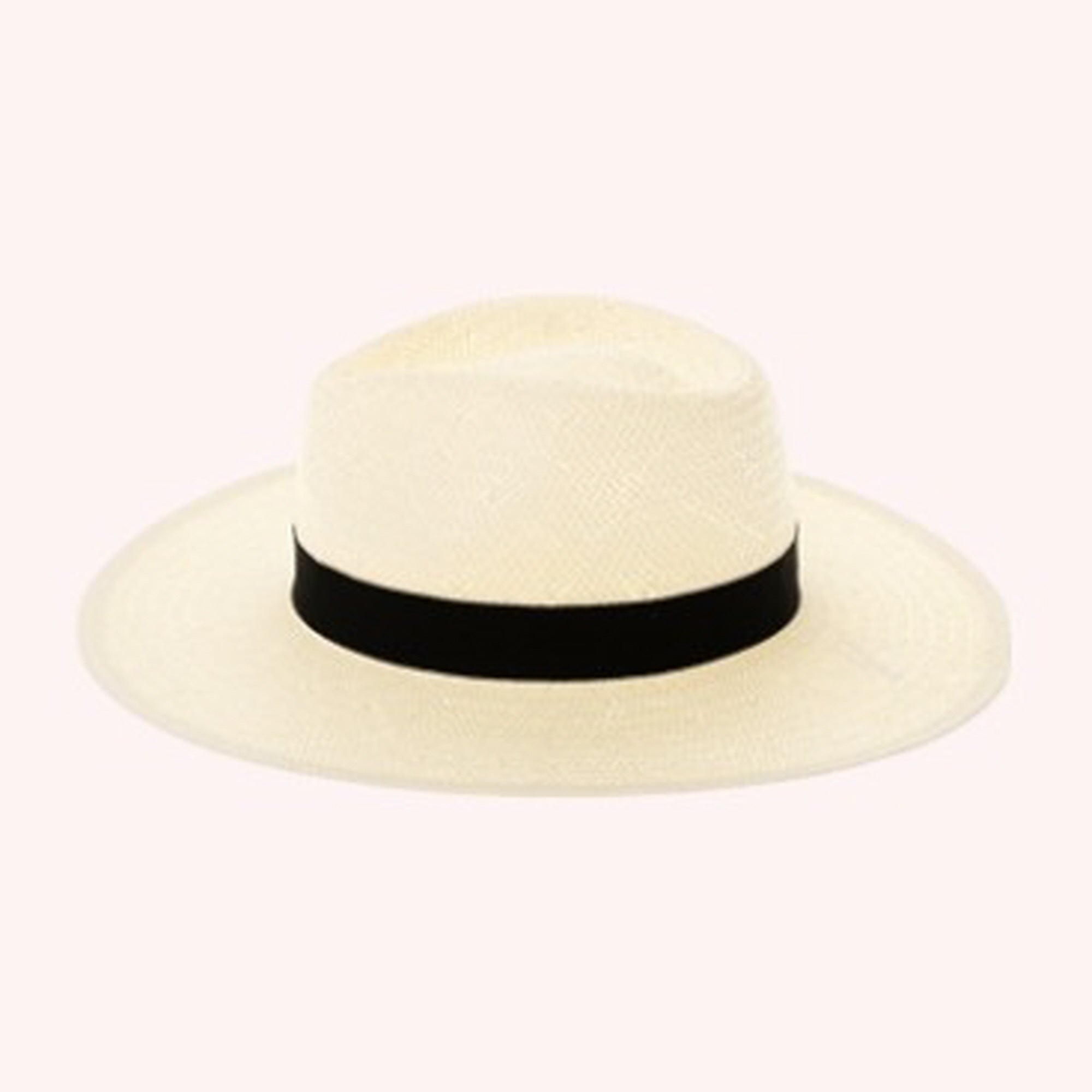 Handwoven Toyo Straw Panama Hat