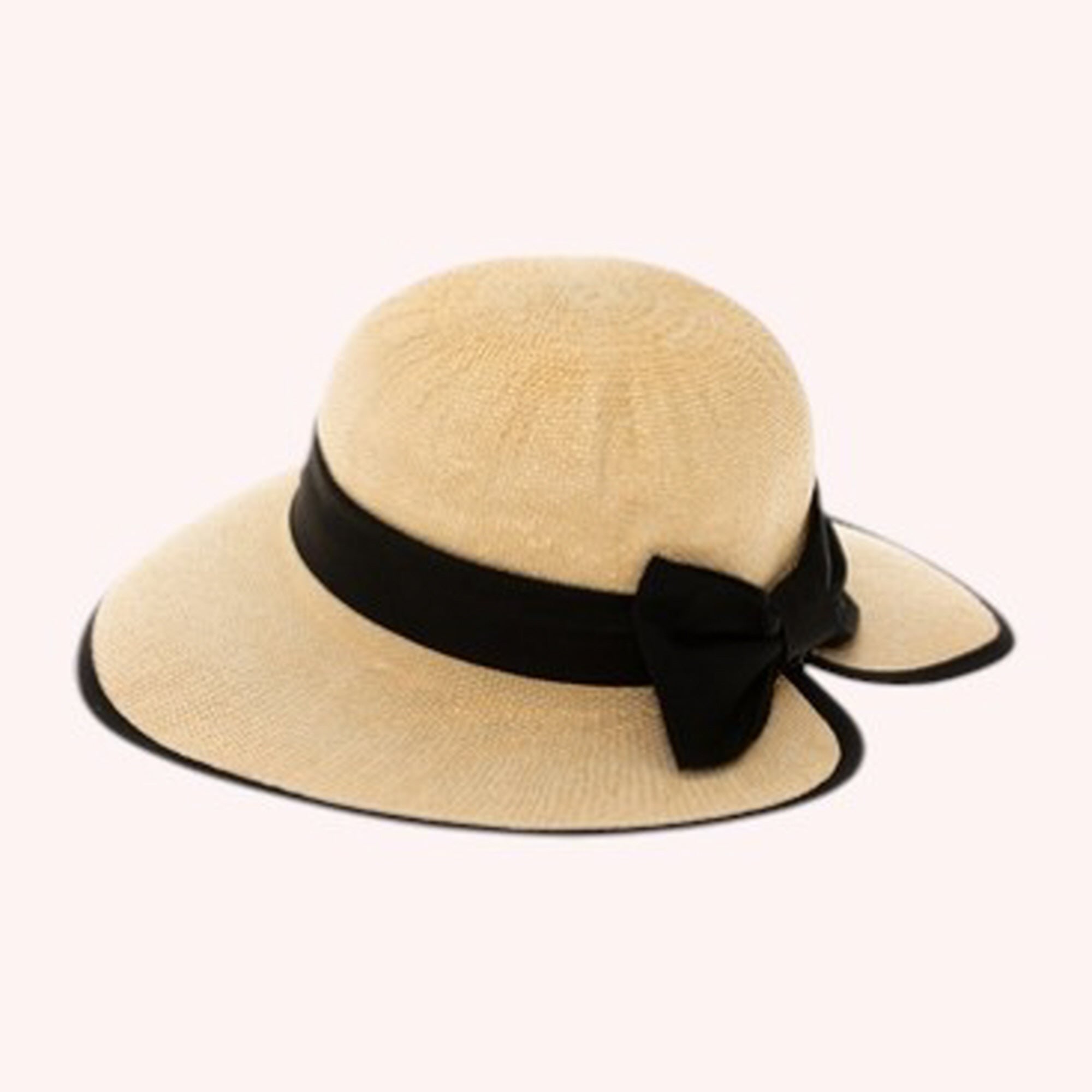 Split Back Toyo Sun Hat w/ Bow