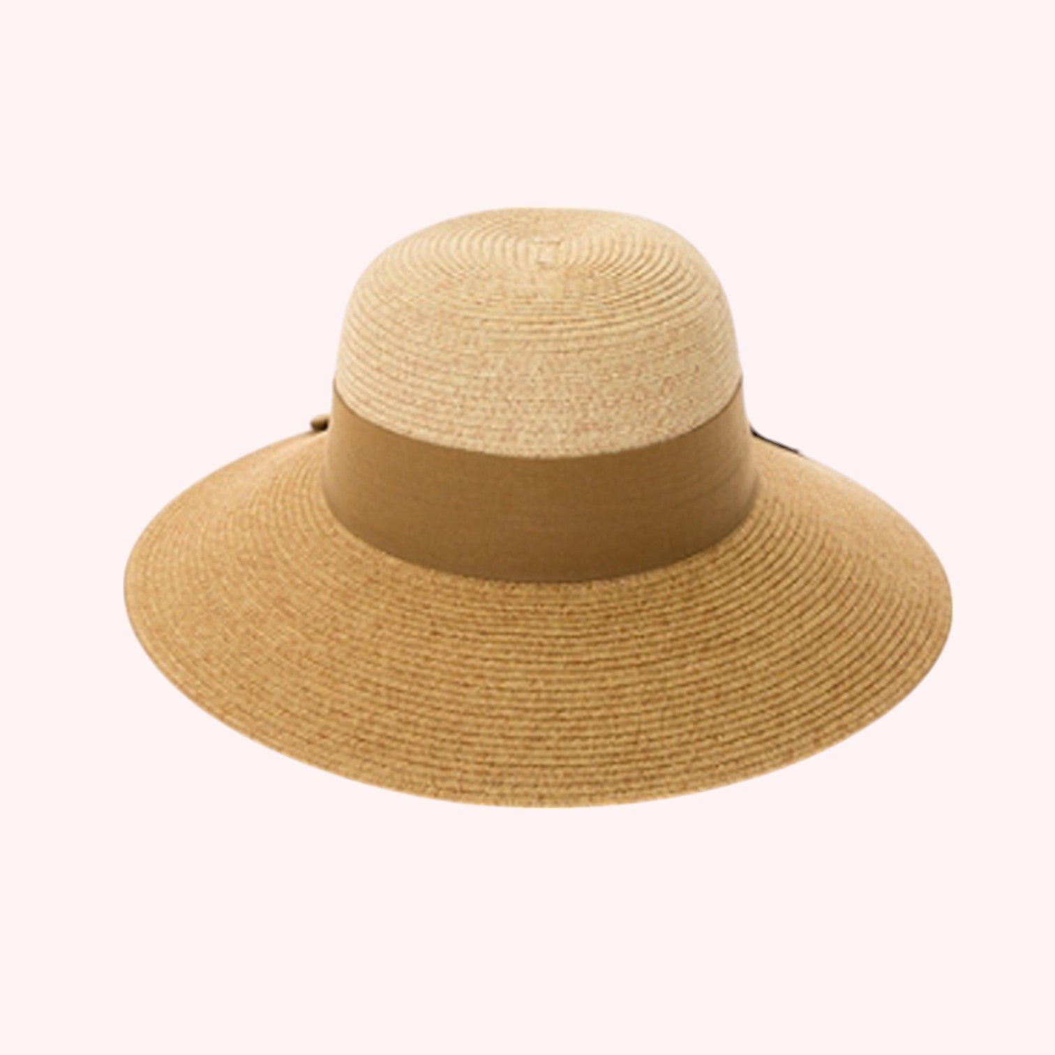 Two-tone Heather Sun Hat w/ Sash