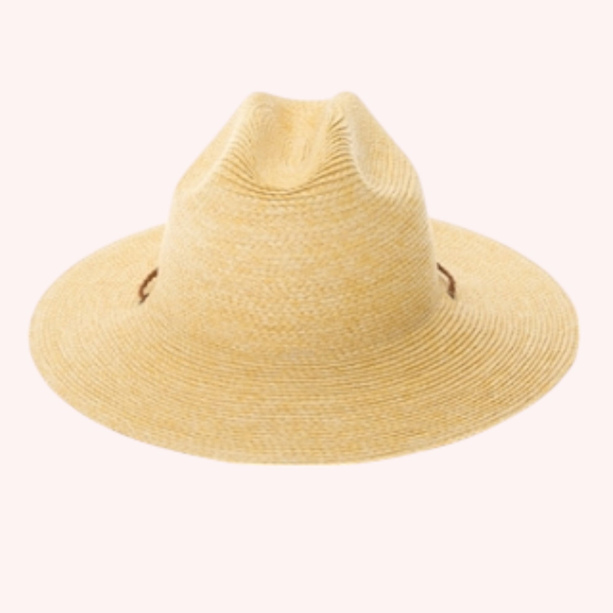 Packable Straw Cowboy Hat w/ Tassel Cord