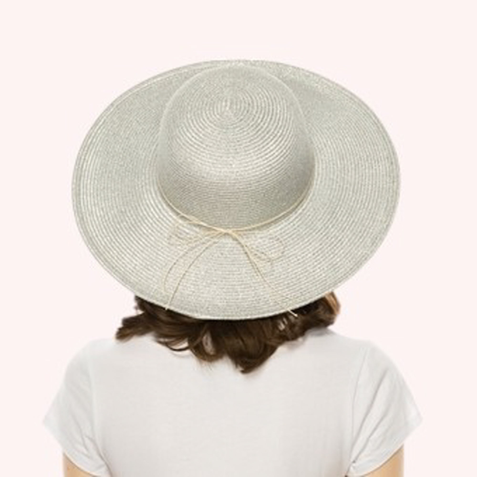 Straw Sun Hat w/ 2-Tone Band
