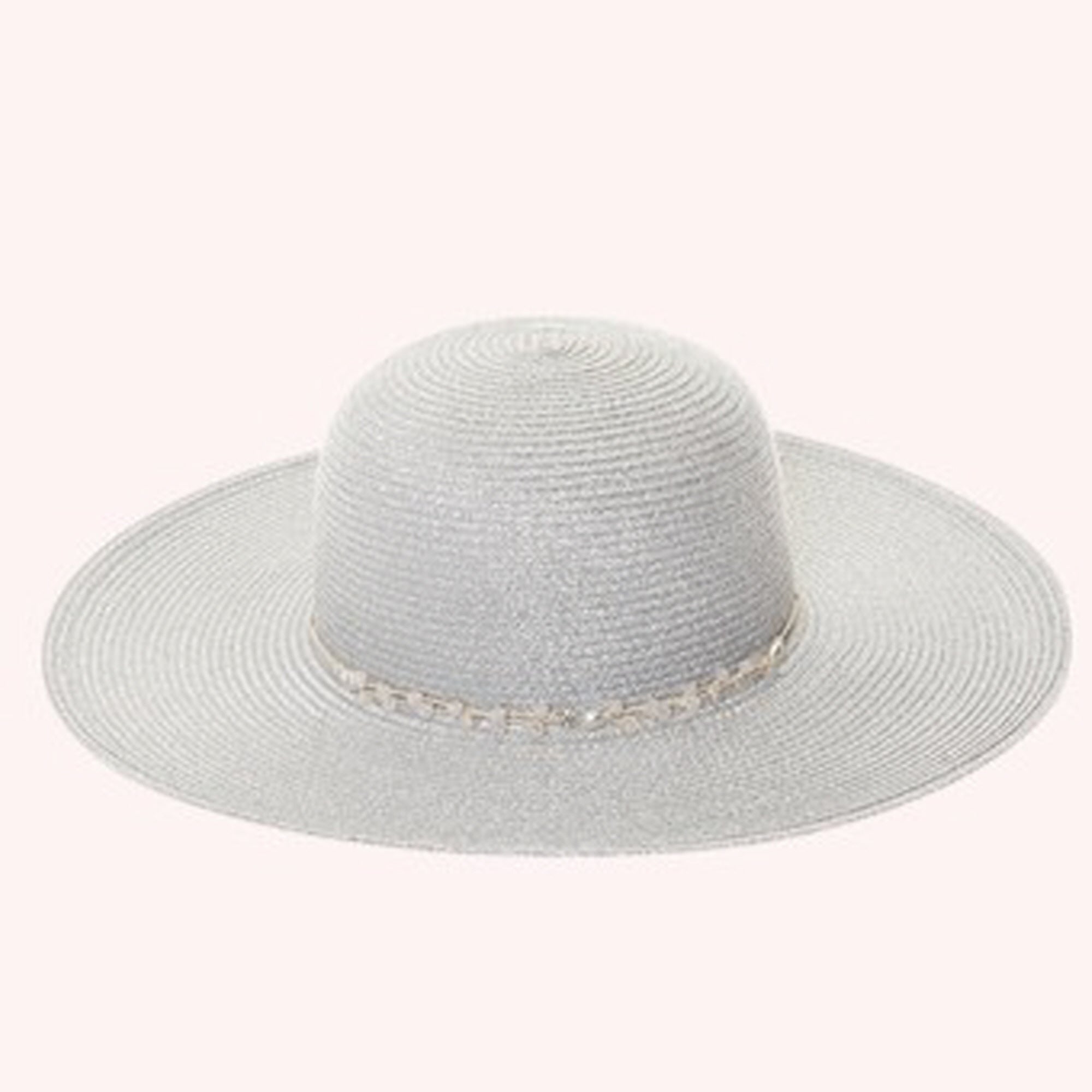 Straw Sun Hat w/ 2-Tone Band