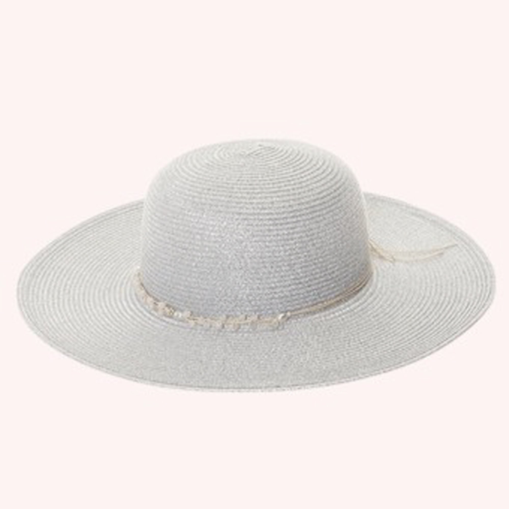 Straw Sun Hat w/ 2-Tone Band