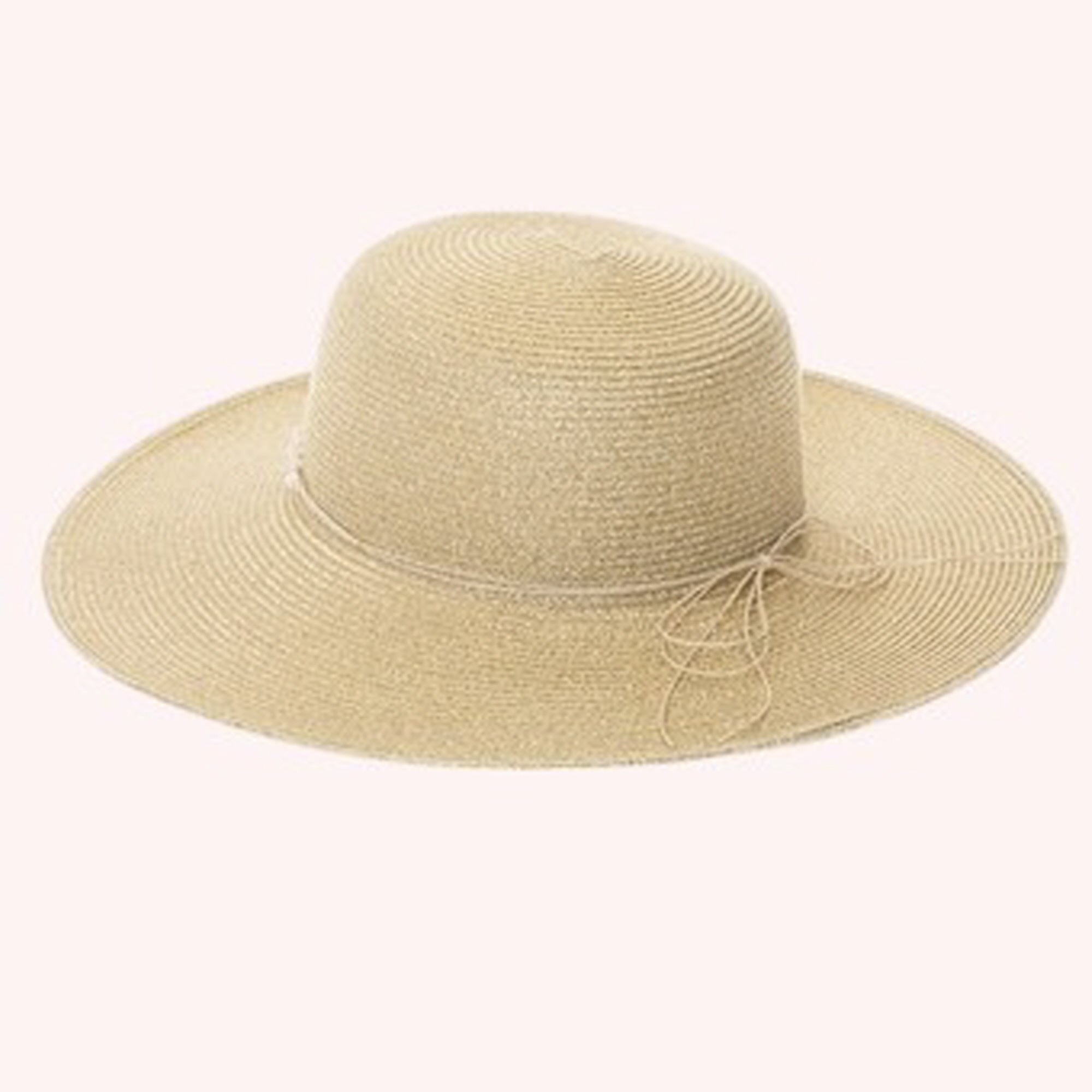 Straw Sun Hat w/ 2-Tone Band