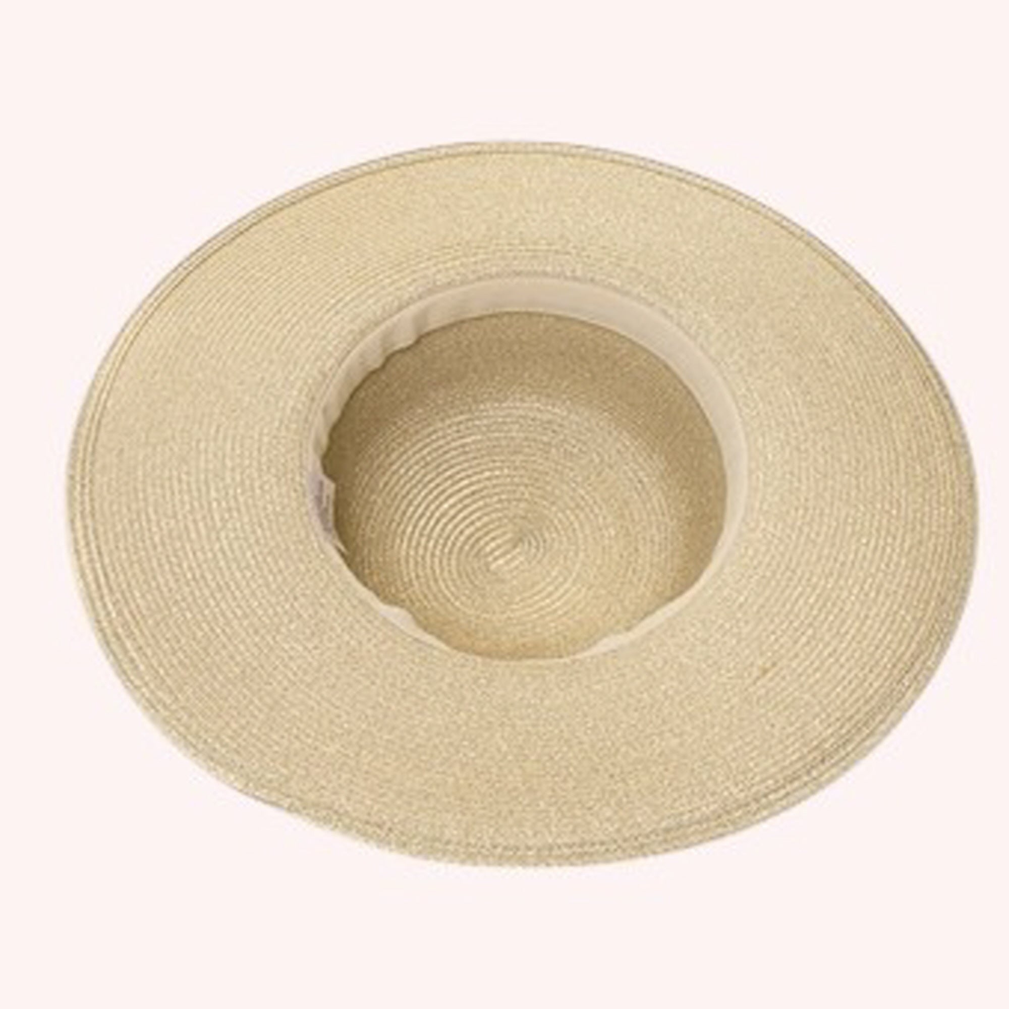 Straw Sun Hat w/ 2-Tone Band