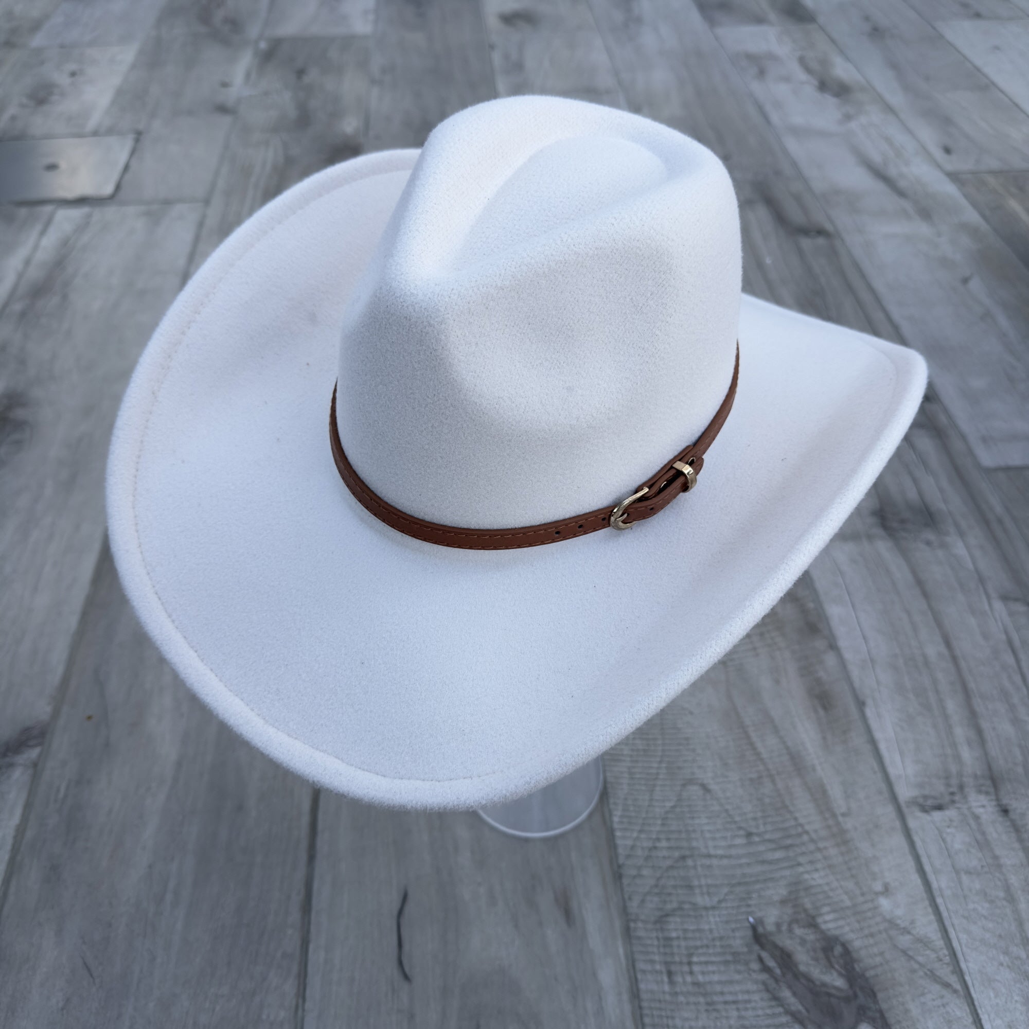 π€ Vegan Cowboy Hat β Western Charm with Belt Detail