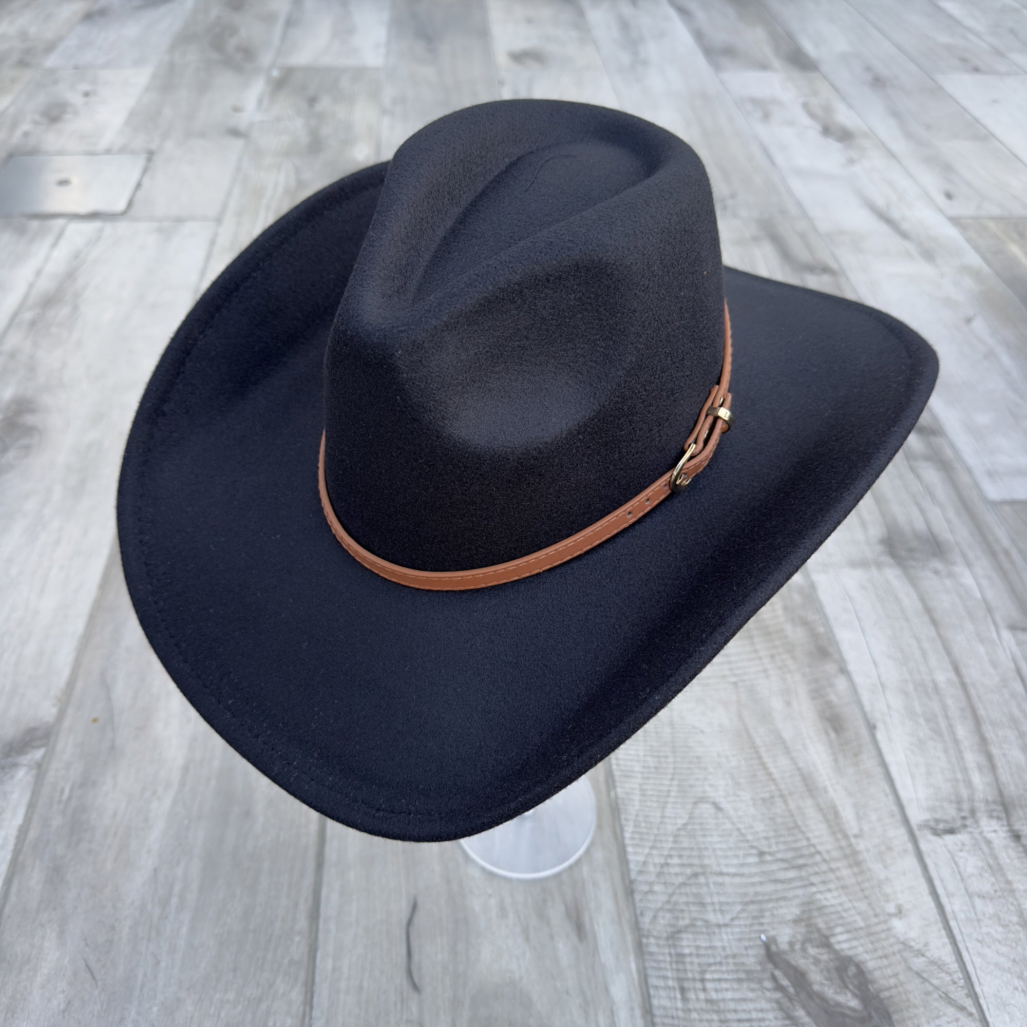π€ Vegan Cowboy Hat β Western Charm with Belt Detail