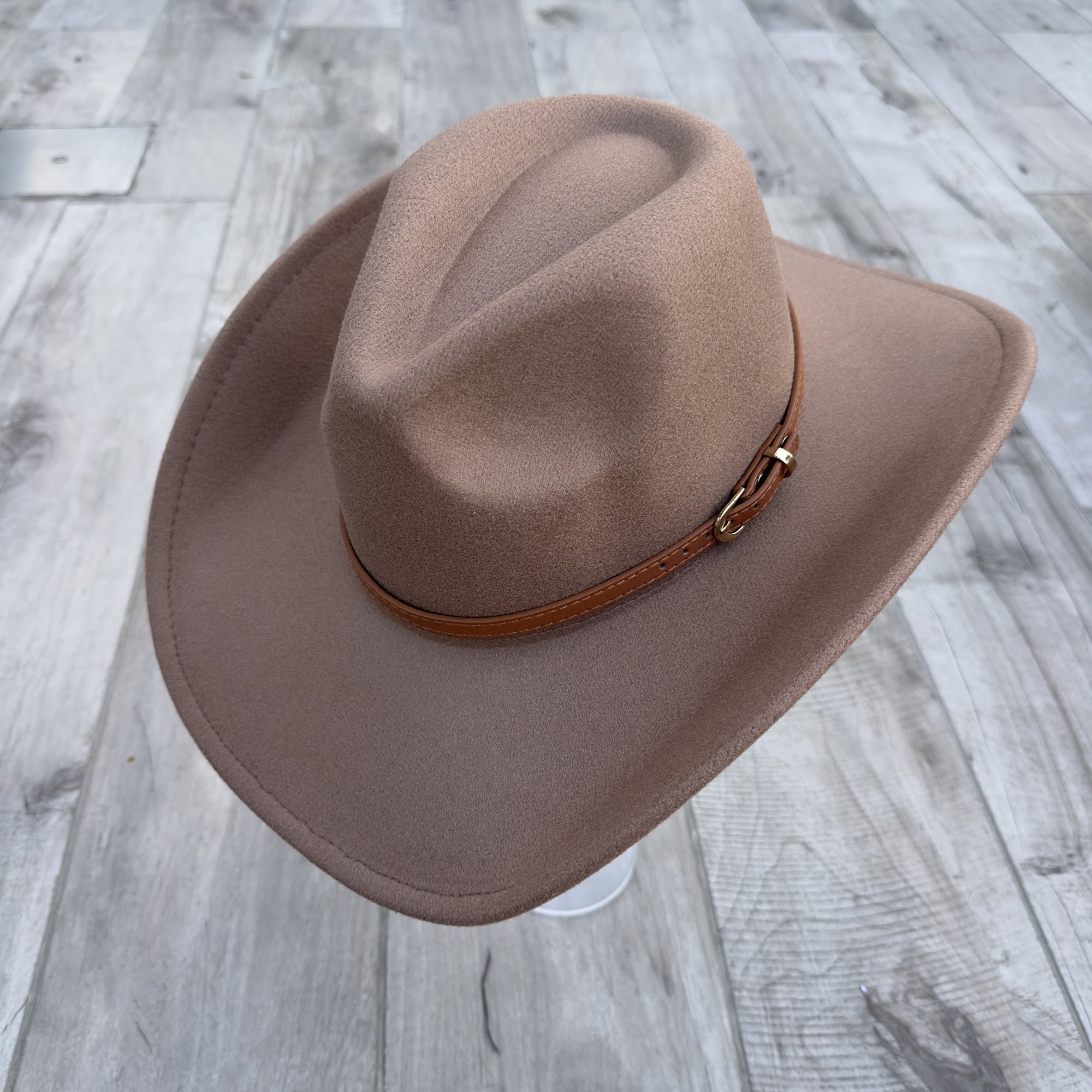 π€ Vegan Cowboy Hat β Western Charm with Belt Detail