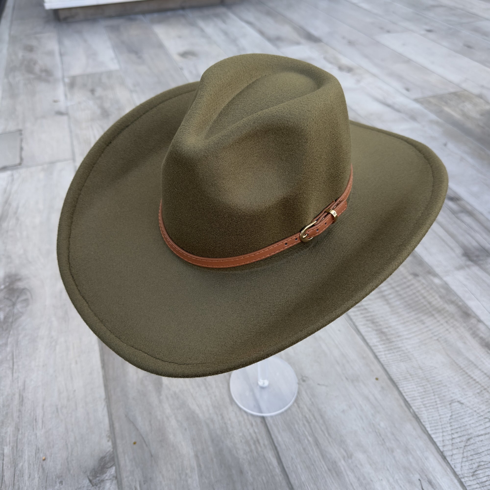 π€ Vegan Cowboy Hat β Western Charm with Belt Detail