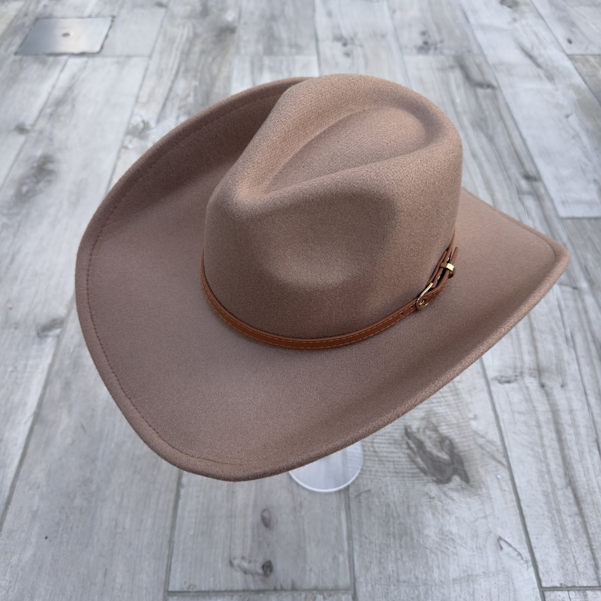 π€ Vegan Cowboy Hat β Western Charm with Belt Detail