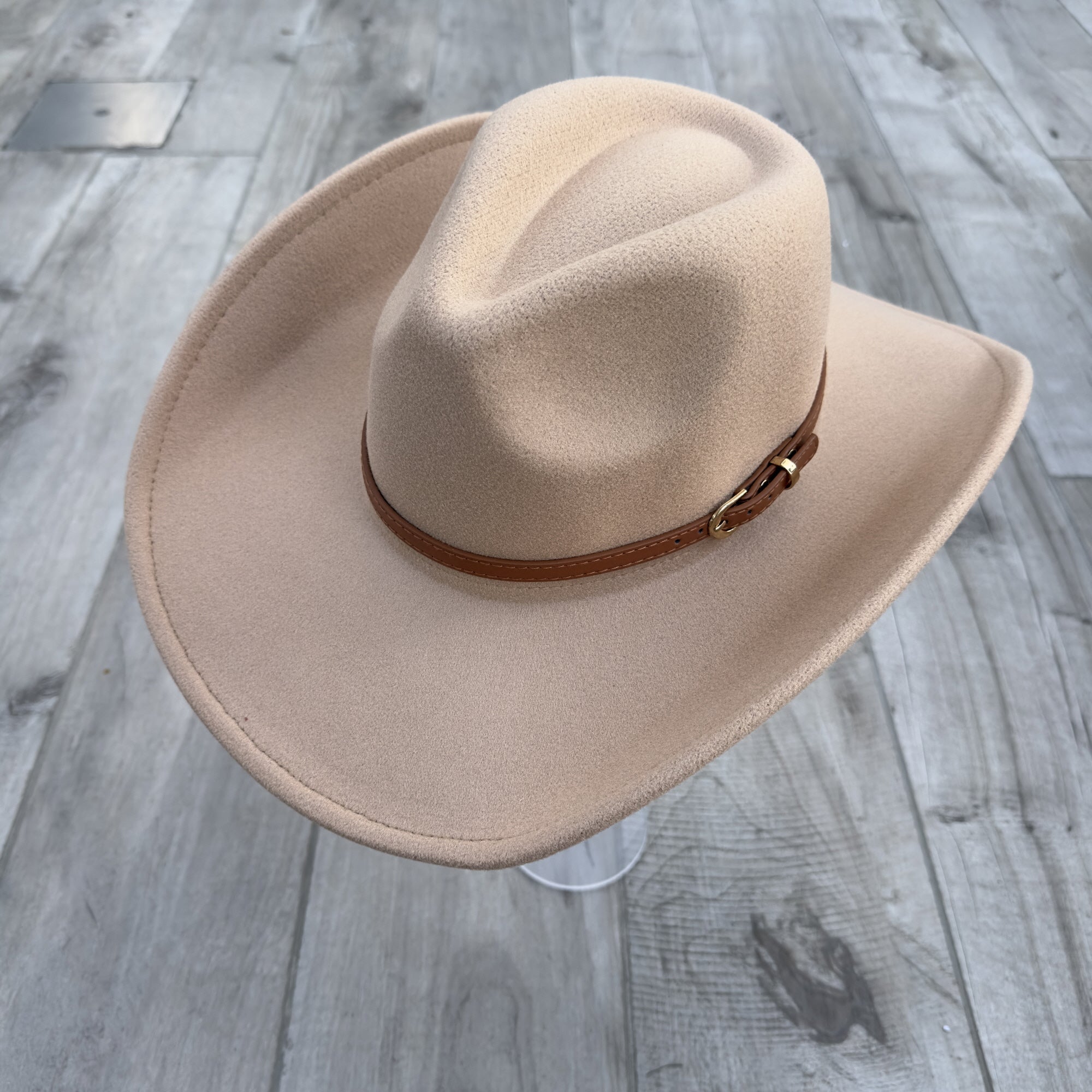 π€ Vegan Cowboy Hat β Western Charm with Belt Detail