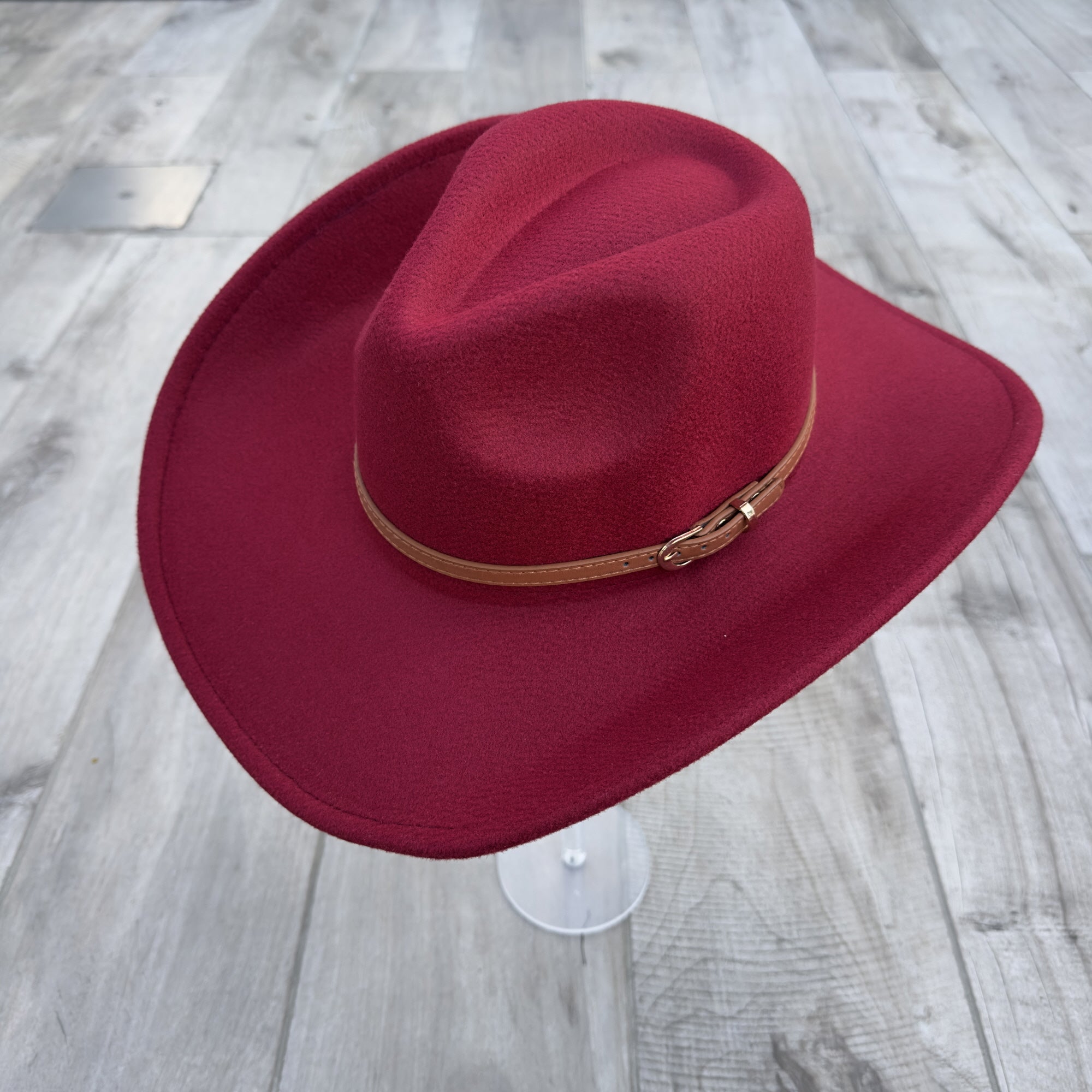 π€ Vegan Cowboy Hat β Western Charm with Belt Detail