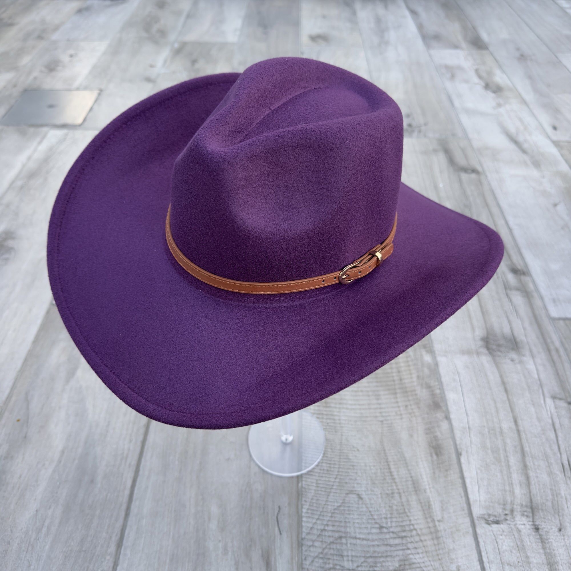 π€ Vegan Cowboy Hat β Western Charm with Belt Detail