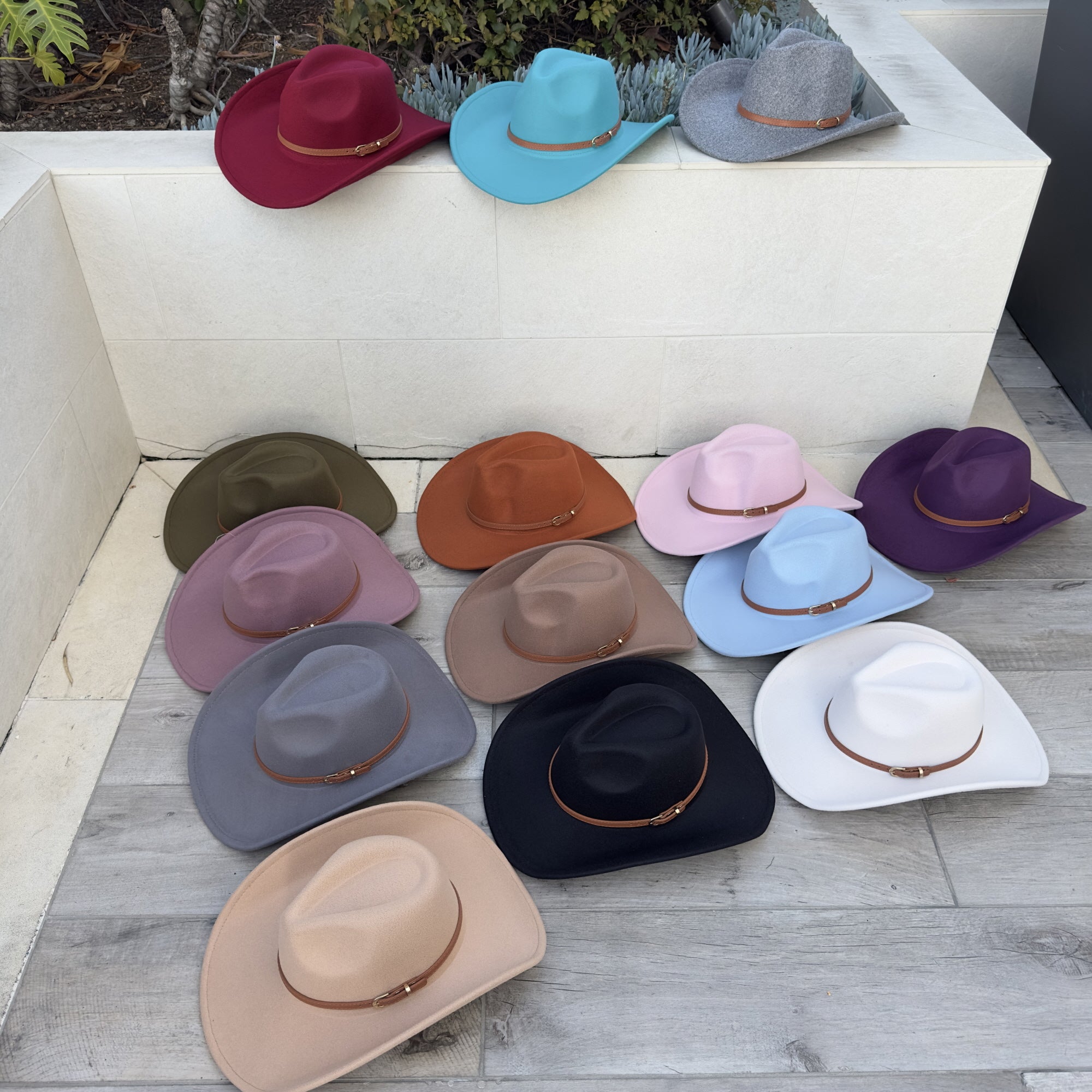 π€ Vegan Cowboy Hat β Western Charm with Belt Detail