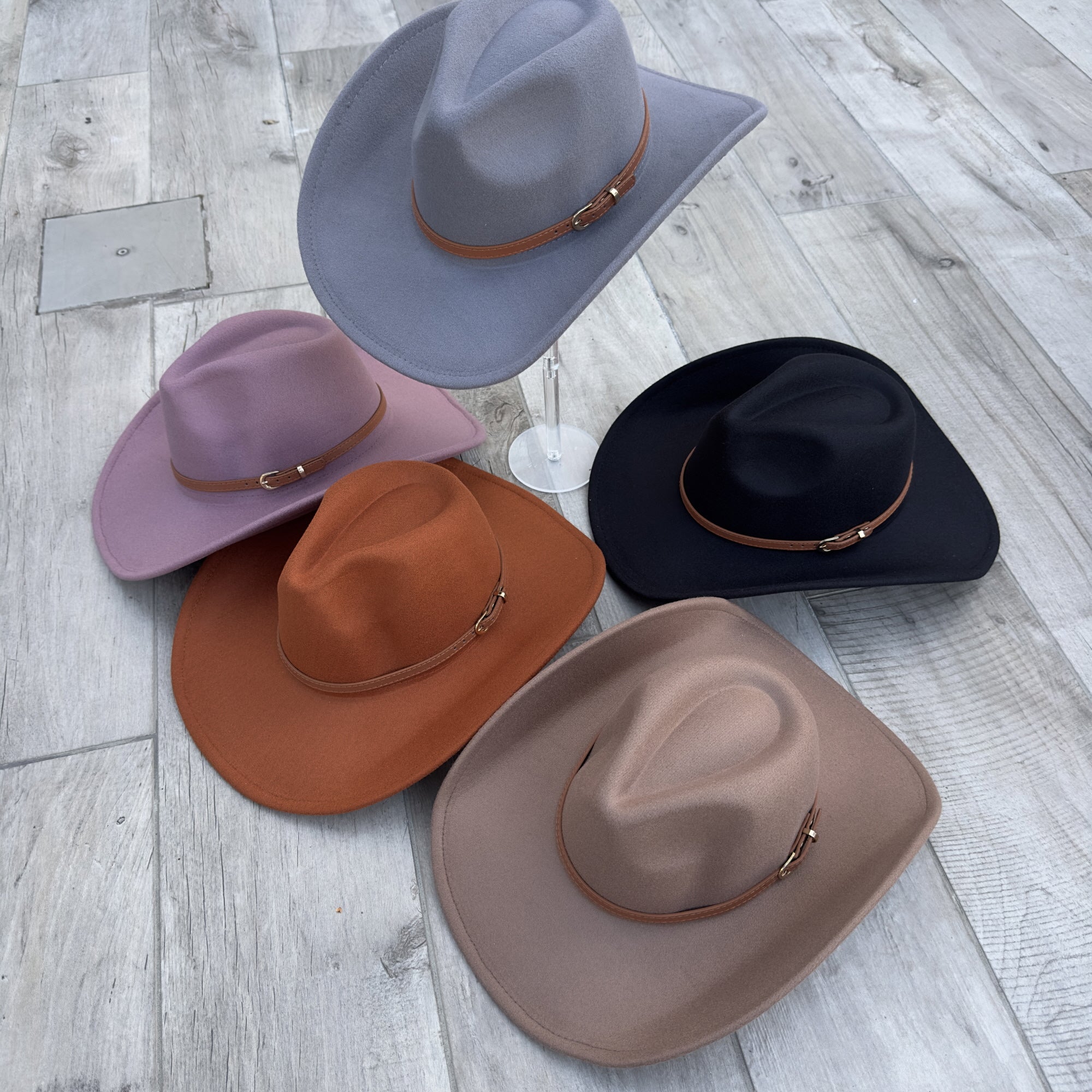 π€ Vegan Cowboy Hat β Western Charm with Belt Detail