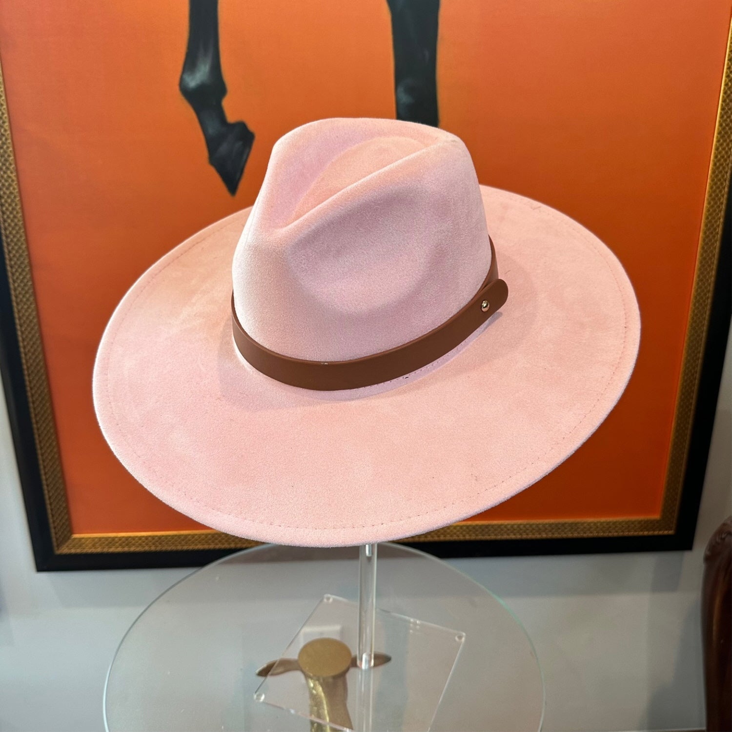 Best seller Fashion Classic Wide Brim Suede Premium Hat W/