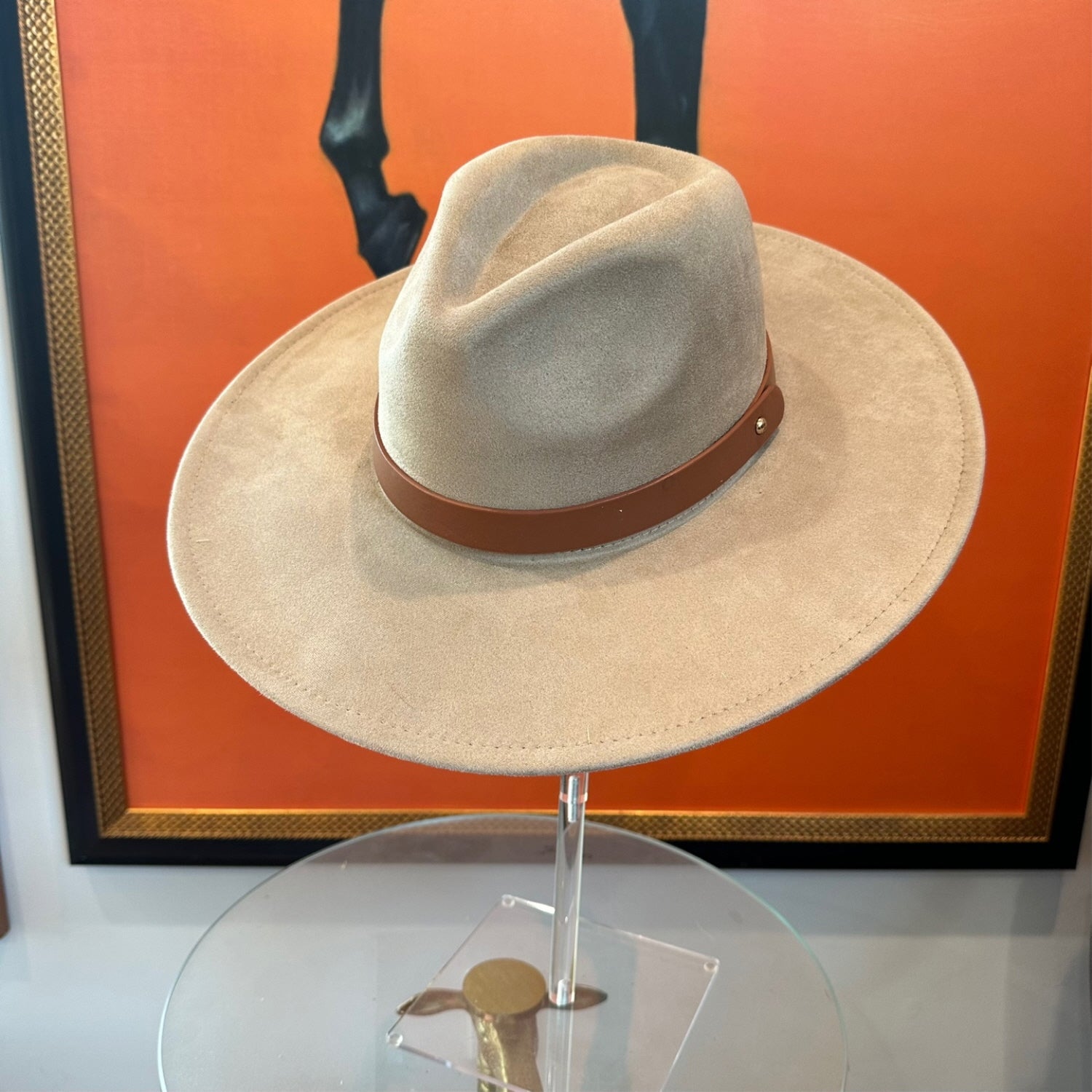Best seller Fashion Classic Wide Brim Suede Premium Hat W/