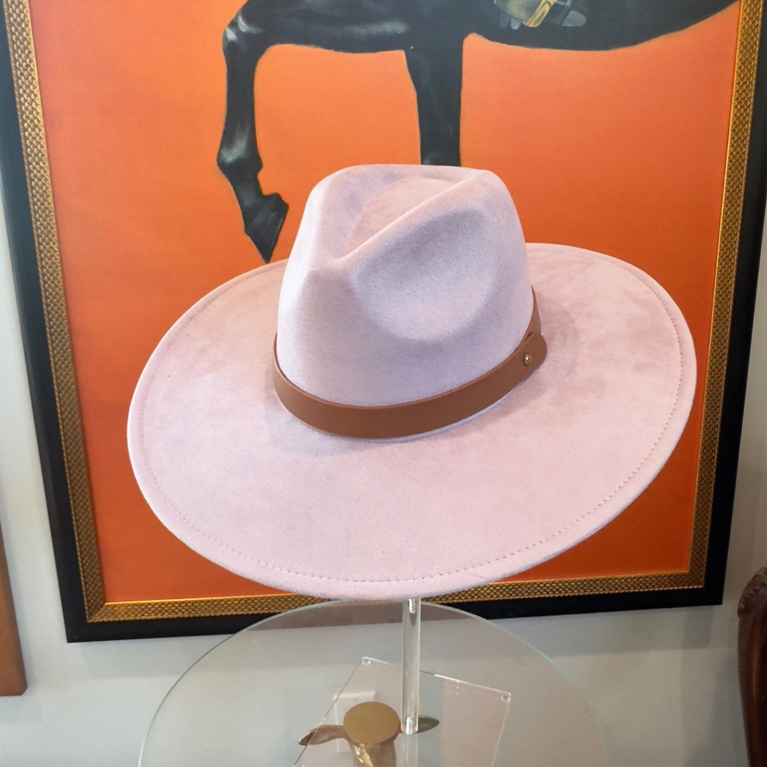 Best seller Fashion Classic Wide Brim Suede Premium Hat W/