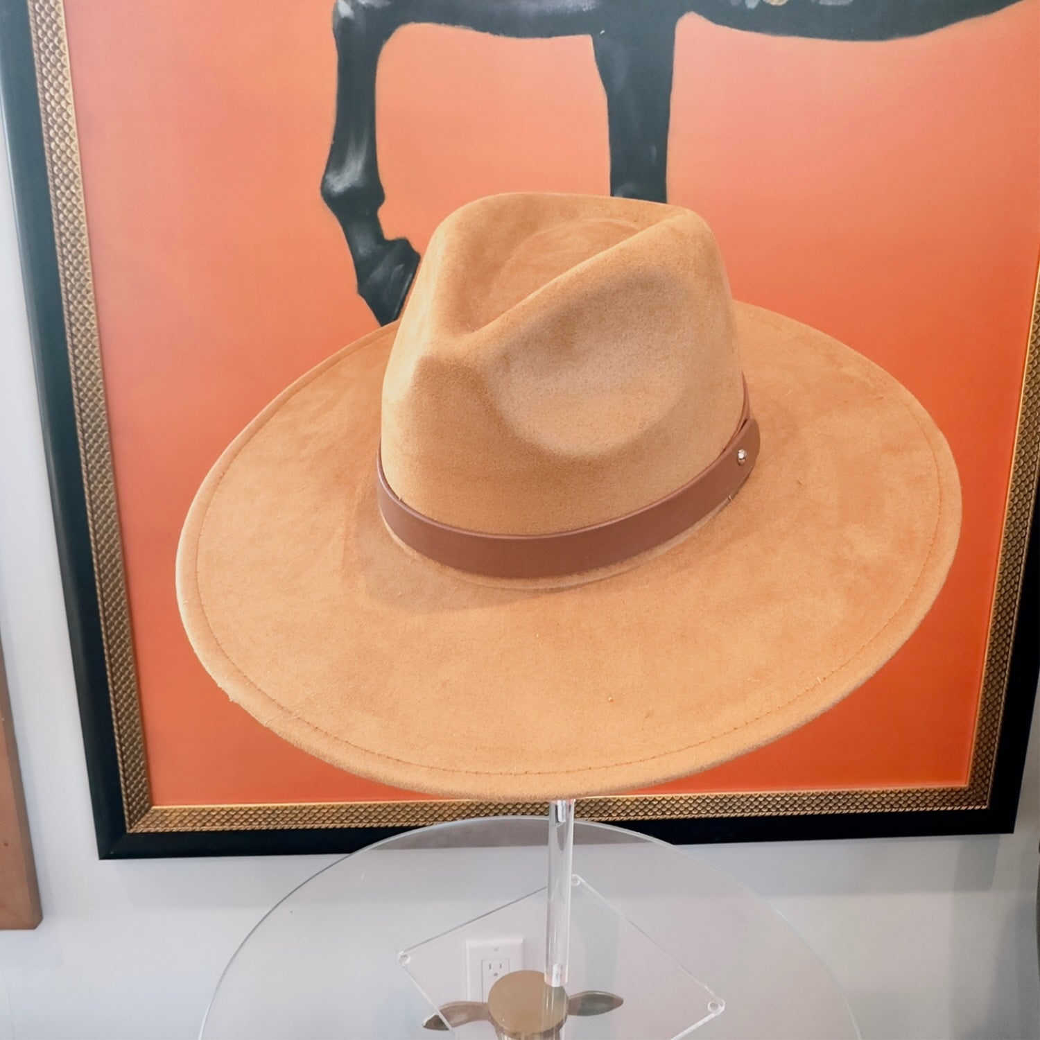 Best seller Fashion Classic Wide Brim Suede Premium Hat W/