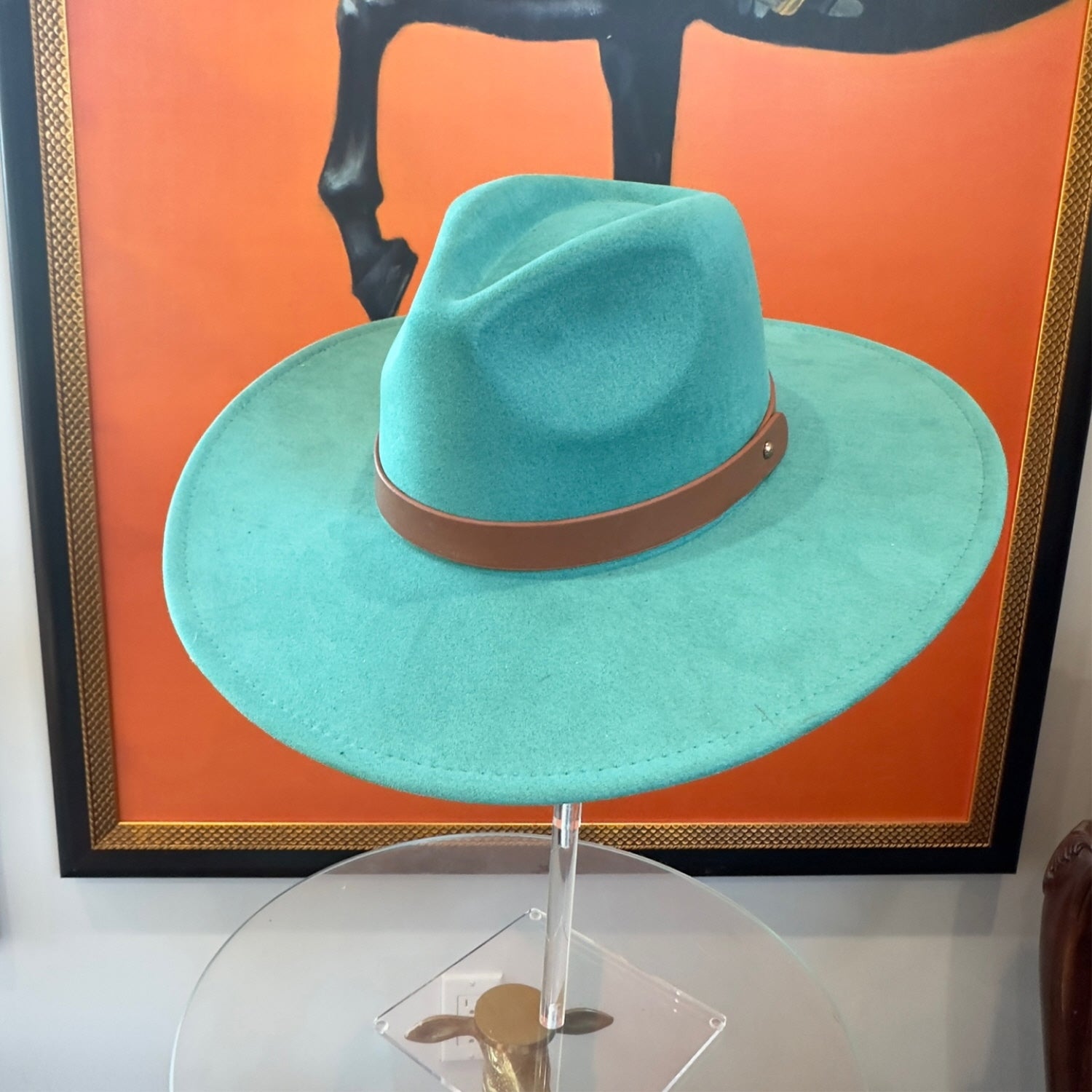 Best seller Fashion Classic Wide Brim Suede Premium Hat W/