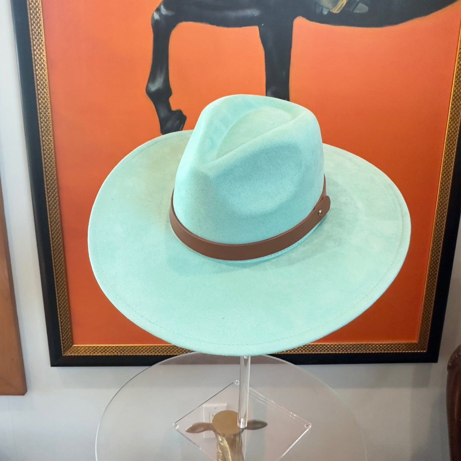 Best seller Fashion Classic Wide Brim Suede Premium Hat W/