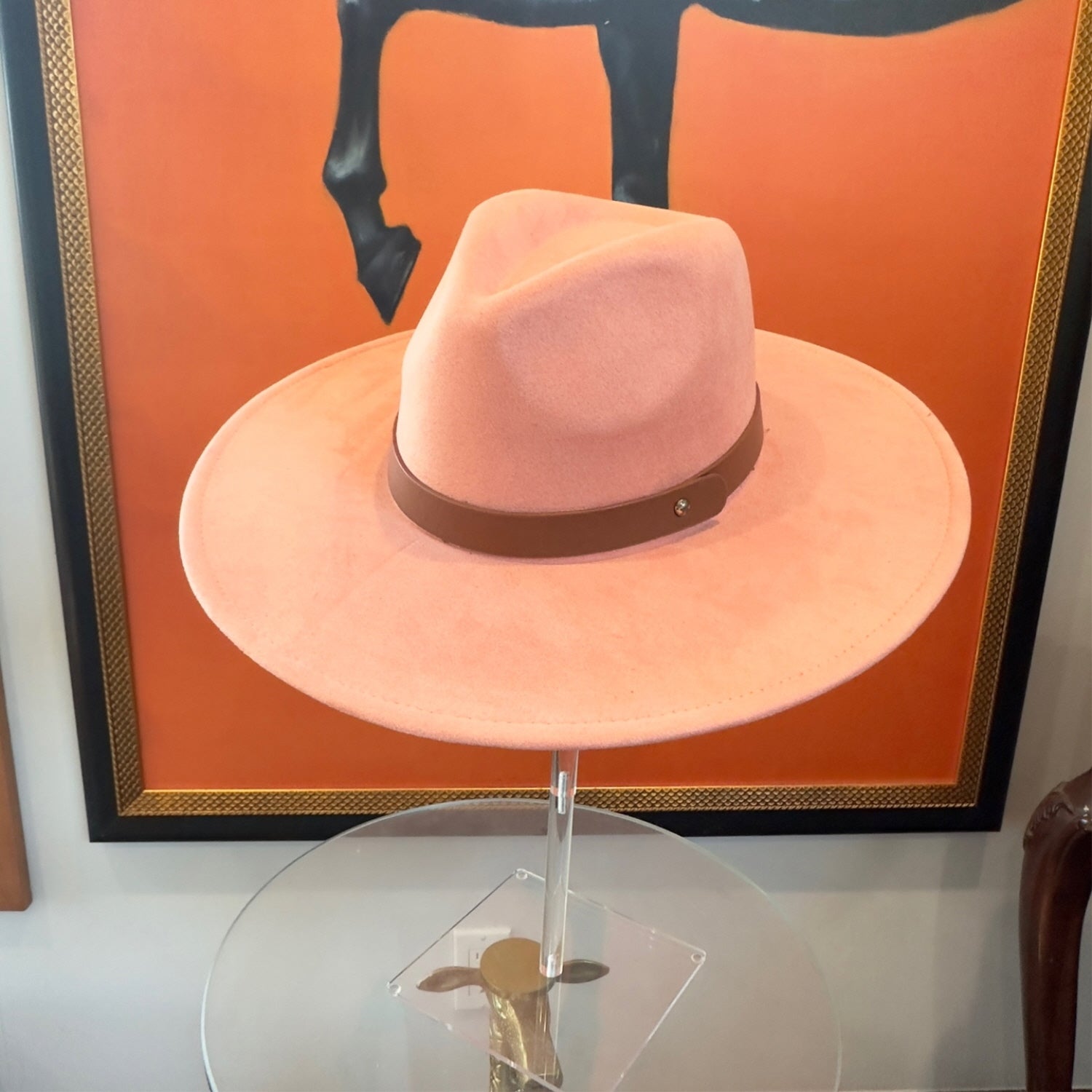Best seller Fashion Classic Wide Brim Suede Premium Hat W/