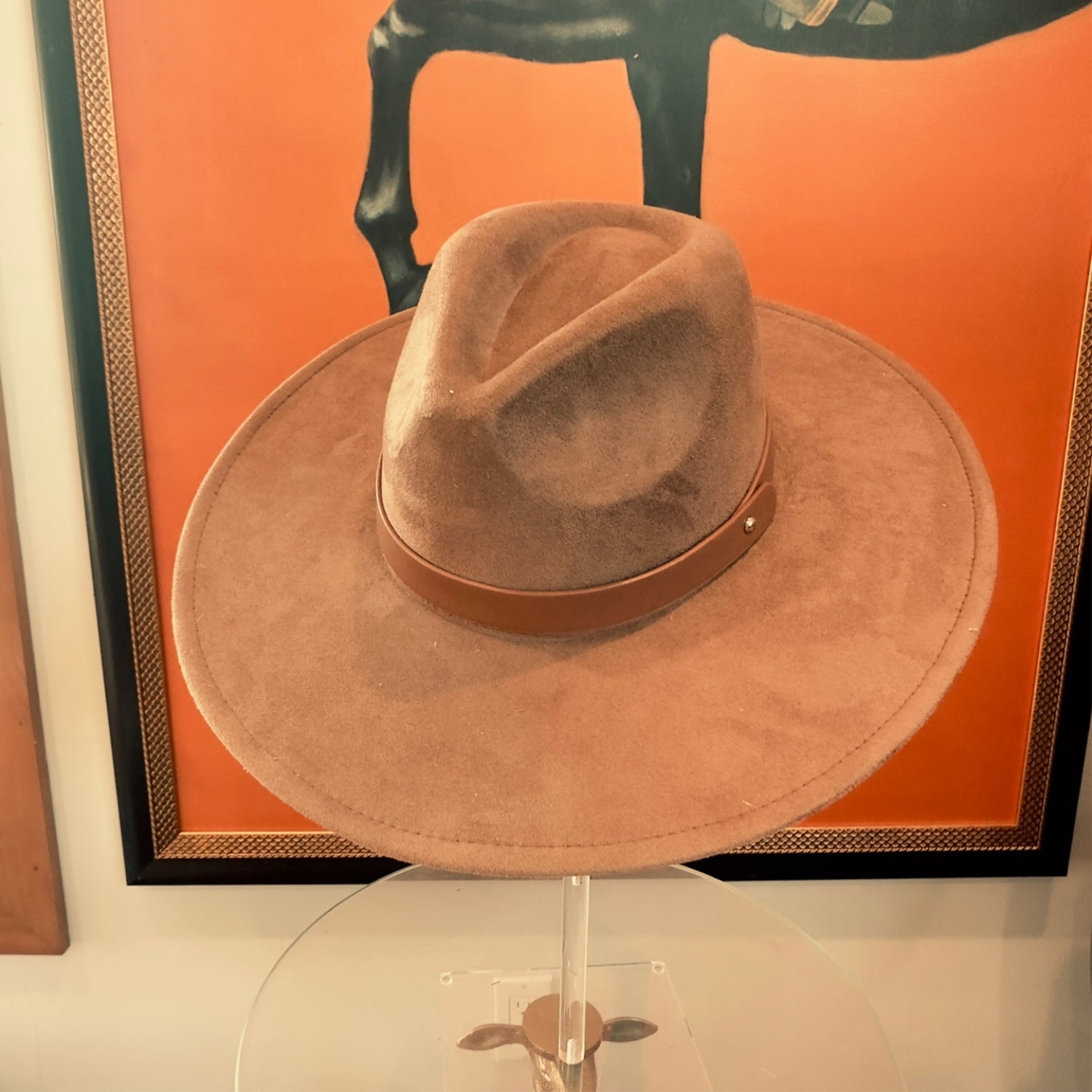 Best seller Fashion Classic Wide Brim Suede Premium Hat W/